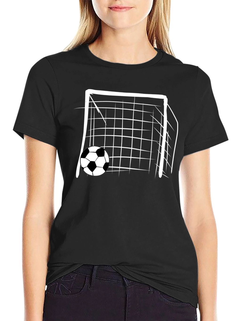 Soccer Goal T-Shirt - Sporty Graphic Tee