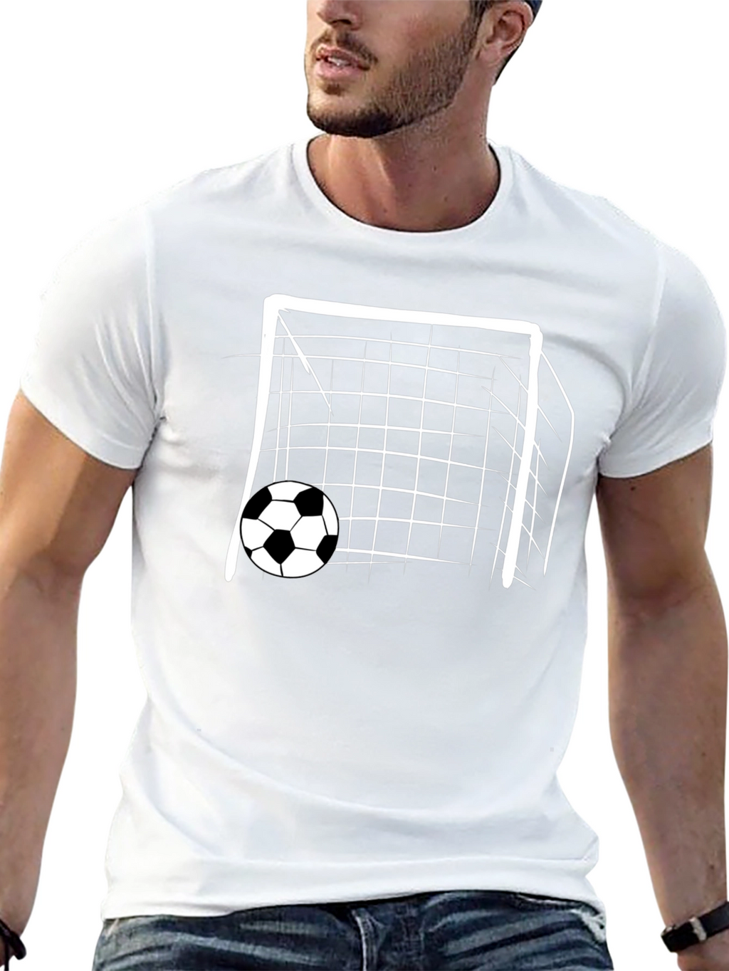 Soccer Goal T-Shirt - Sporty Graphic Tee