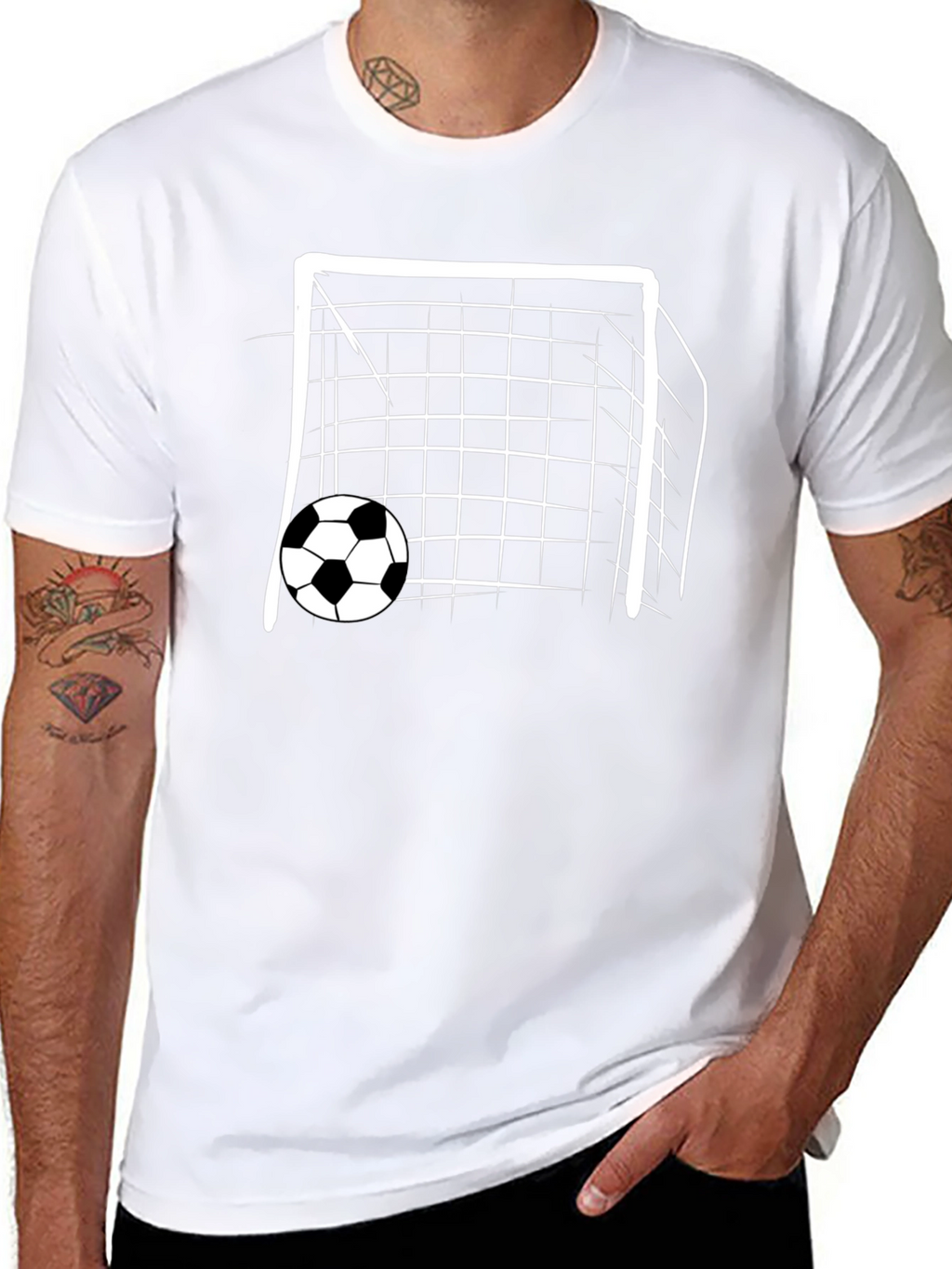 Soccer Goal T-Shirt - Sporty Graphic Tee