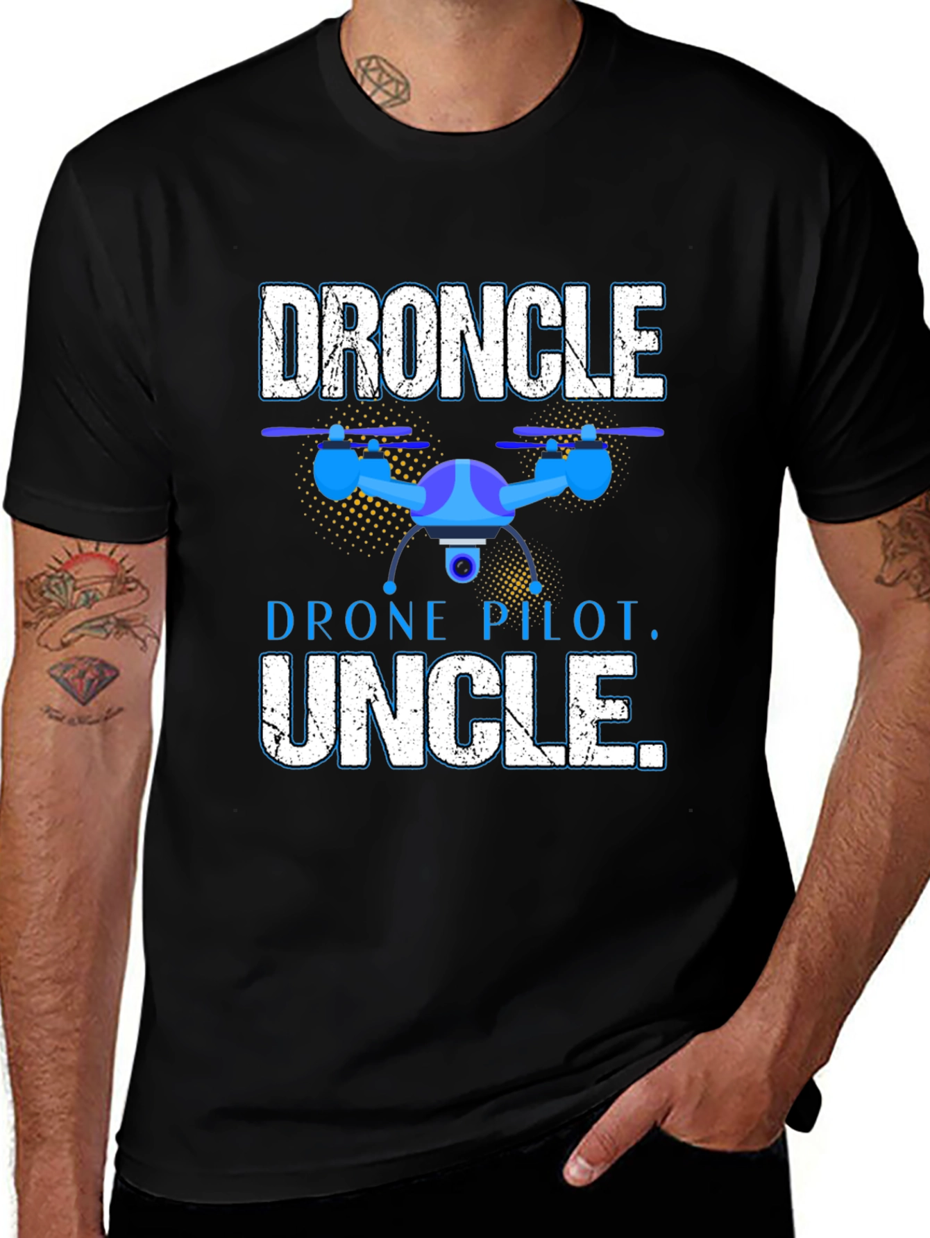 Droncle T-Shirt - Drone Pilot Uncle Gift