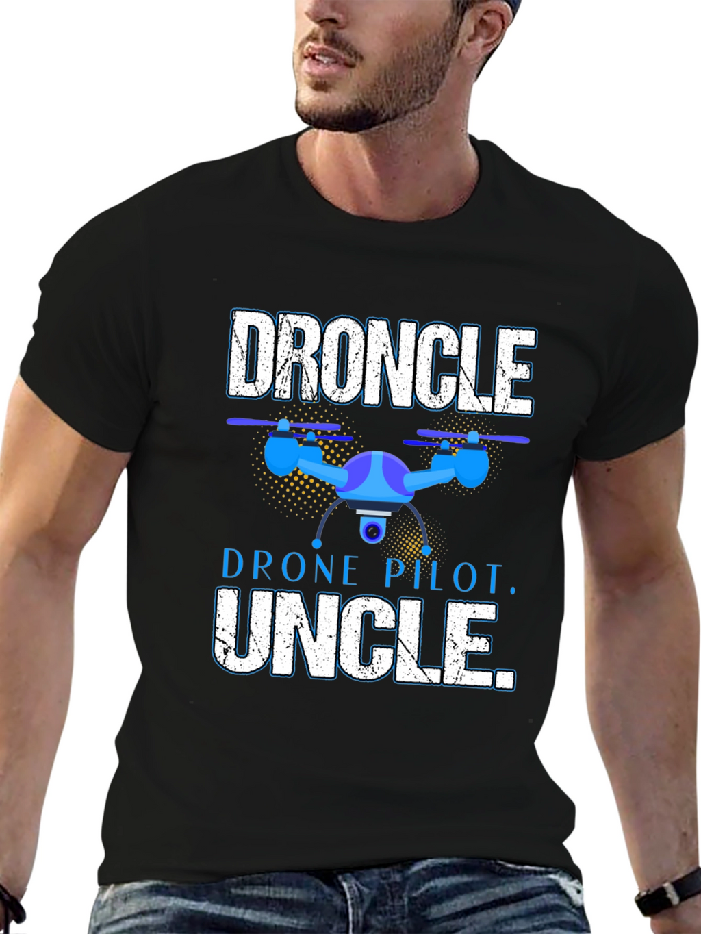 Droncle T-Shirt - Drone Pilot Uncle Gift