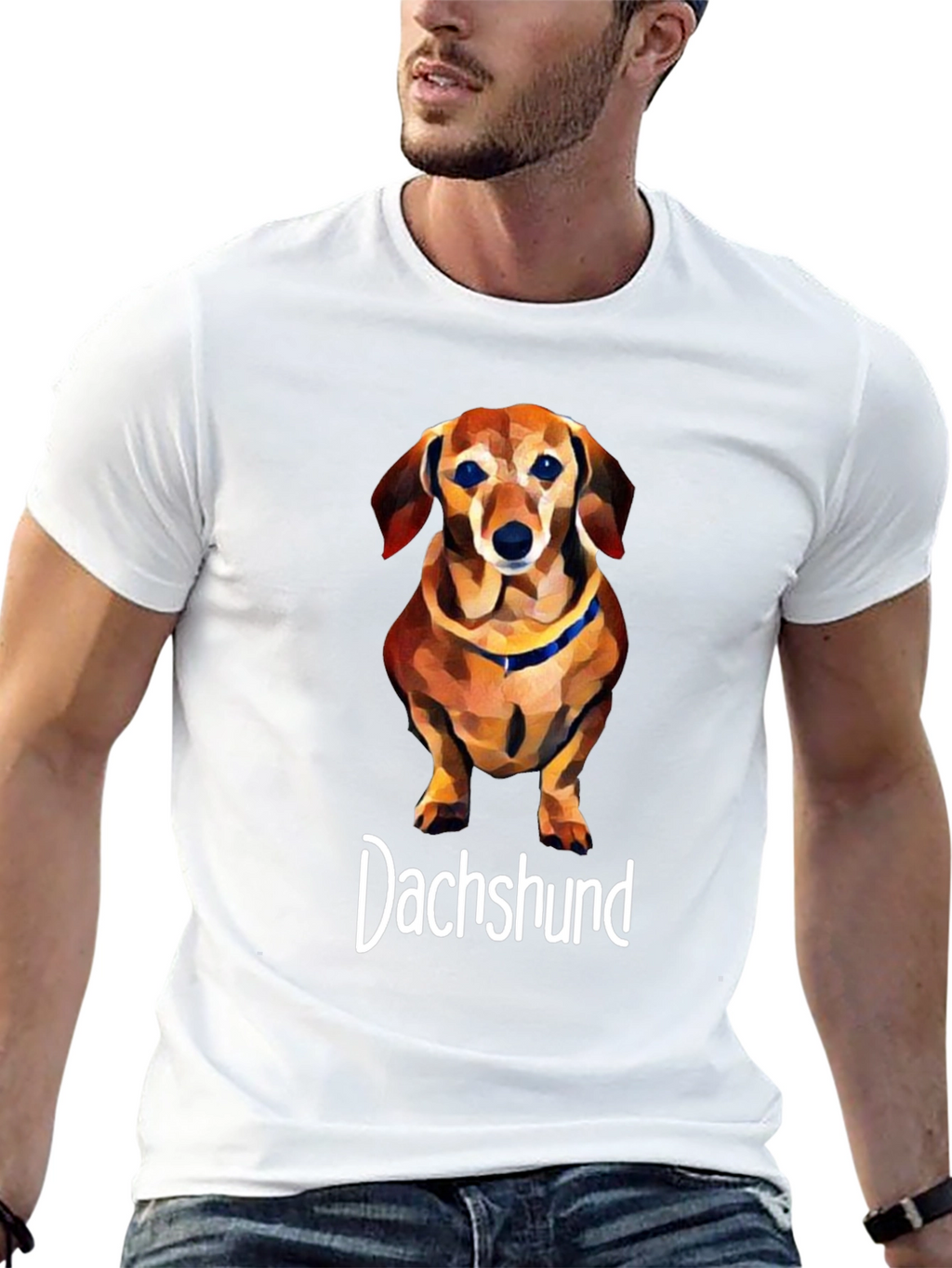 Dachshund Dog Graphic T-Shirt - Unisex Cotton Tee