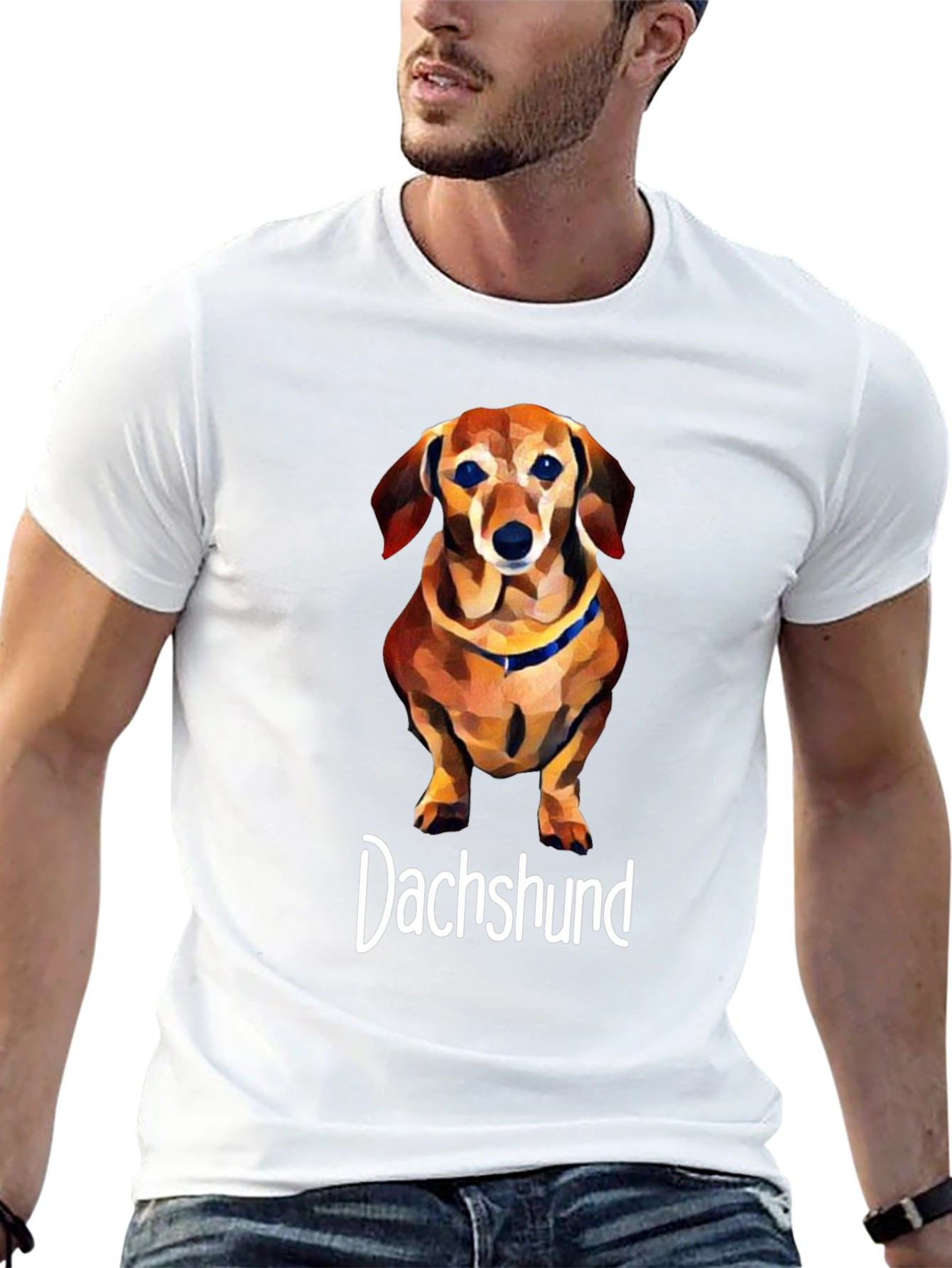 Dachshund Dog Graphic T-Shirt - Unisex Cotton Tee