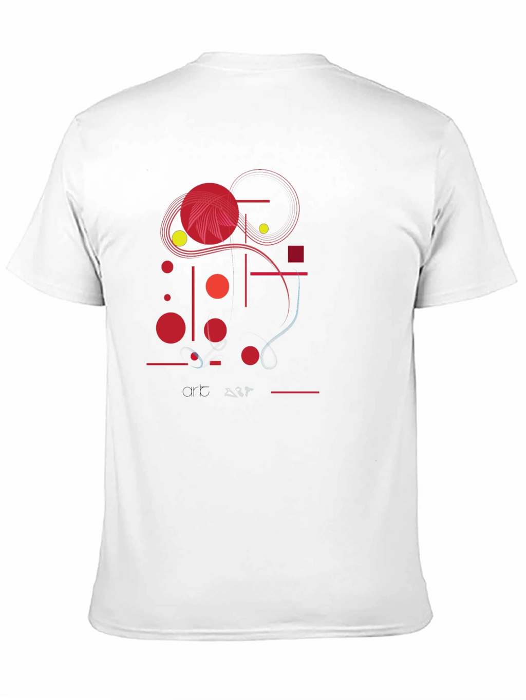 Abstract Graphic Print Black Casual T-Shirt