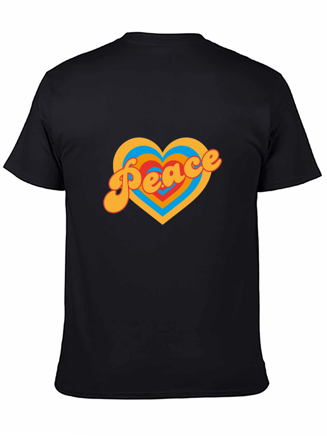 Peace Heart Graphic Tee - Retro Style Shirt
