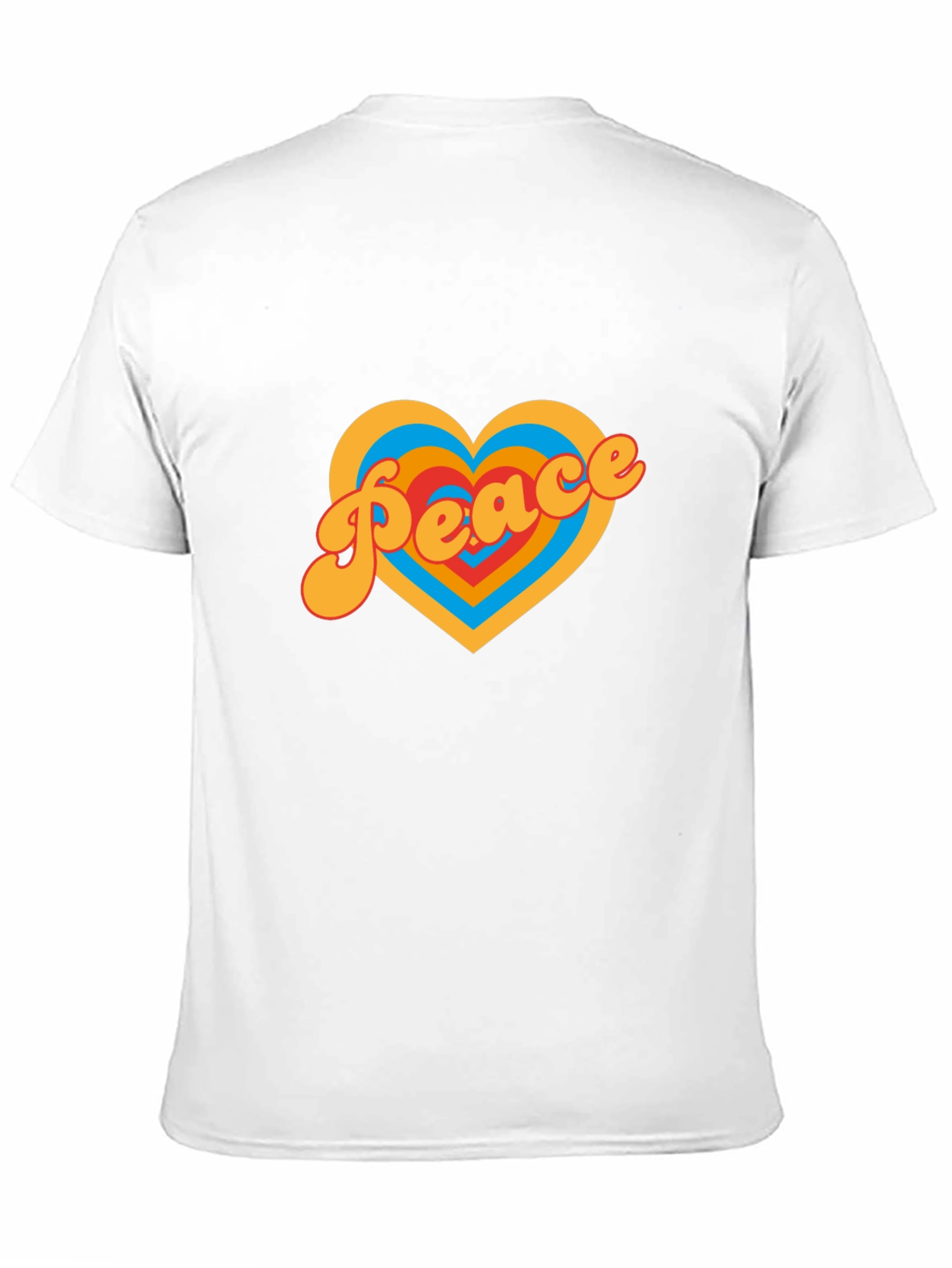 Peace Heart Graphic Tee - Retro Style Shirt