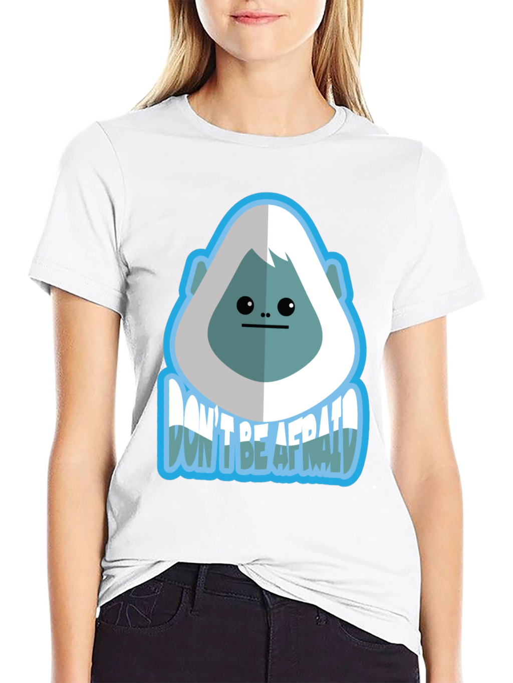 Dont Be Afraid Bigfoot Graphic Tee