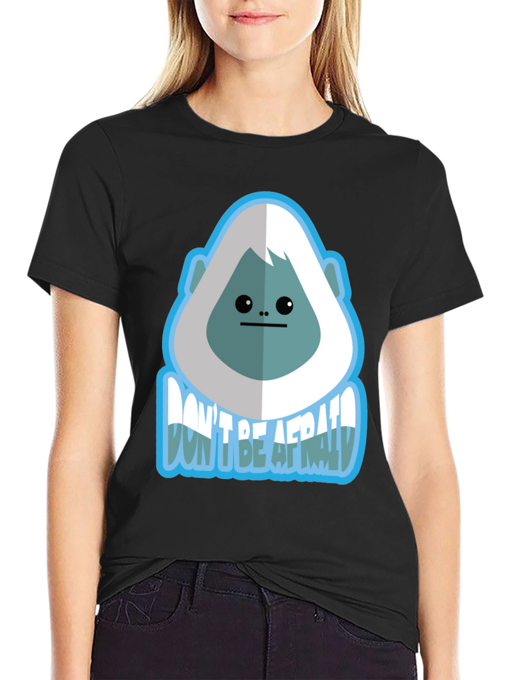 Dont Be Afraid Bigfoot Graphic Tee