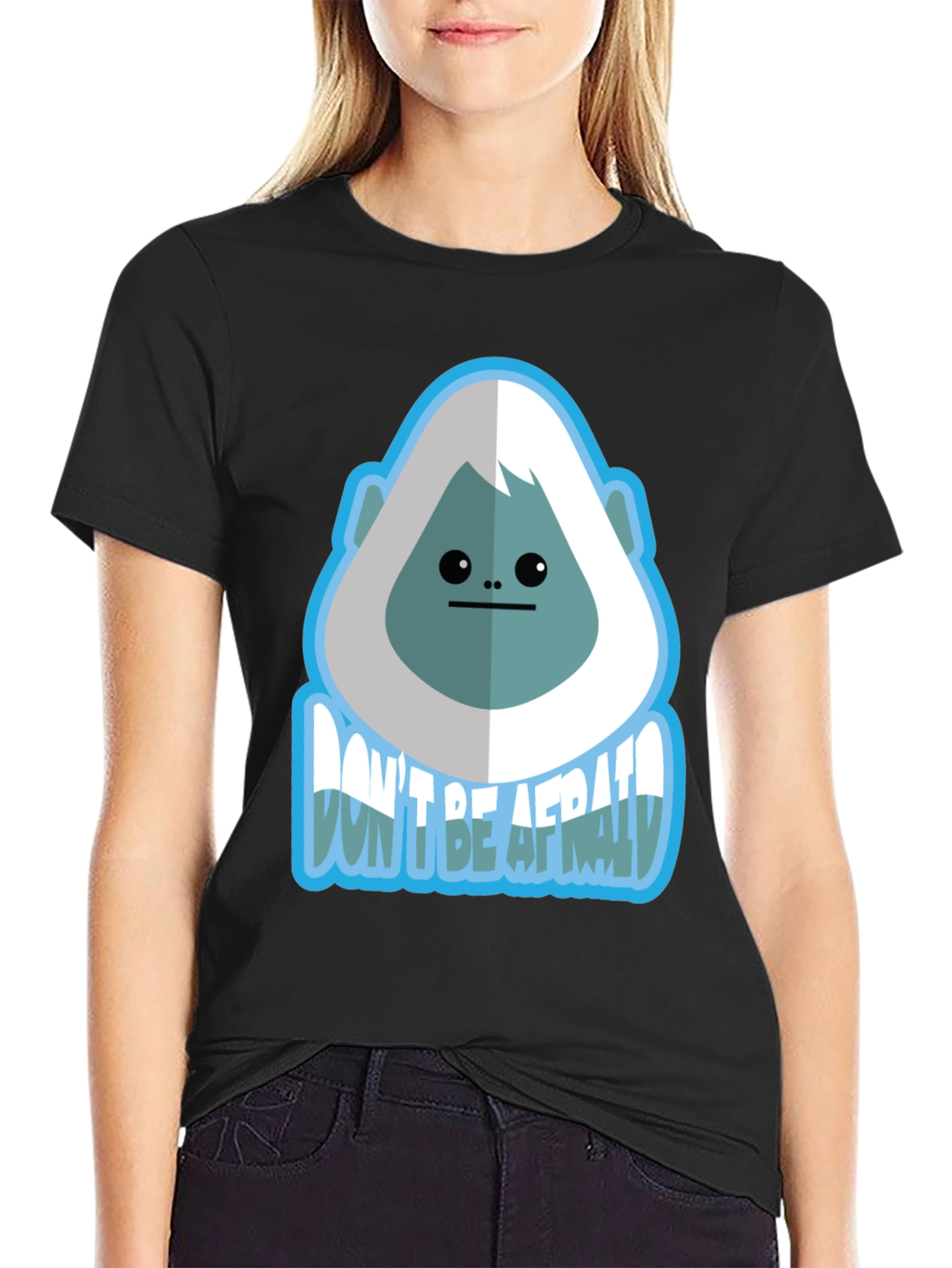 Dont Be Afraid Bigfoot Graphic Tee