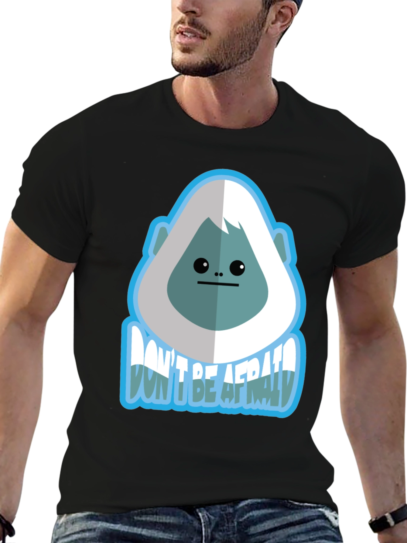 Dont Be Afraid Bigfoot Graphic Tee