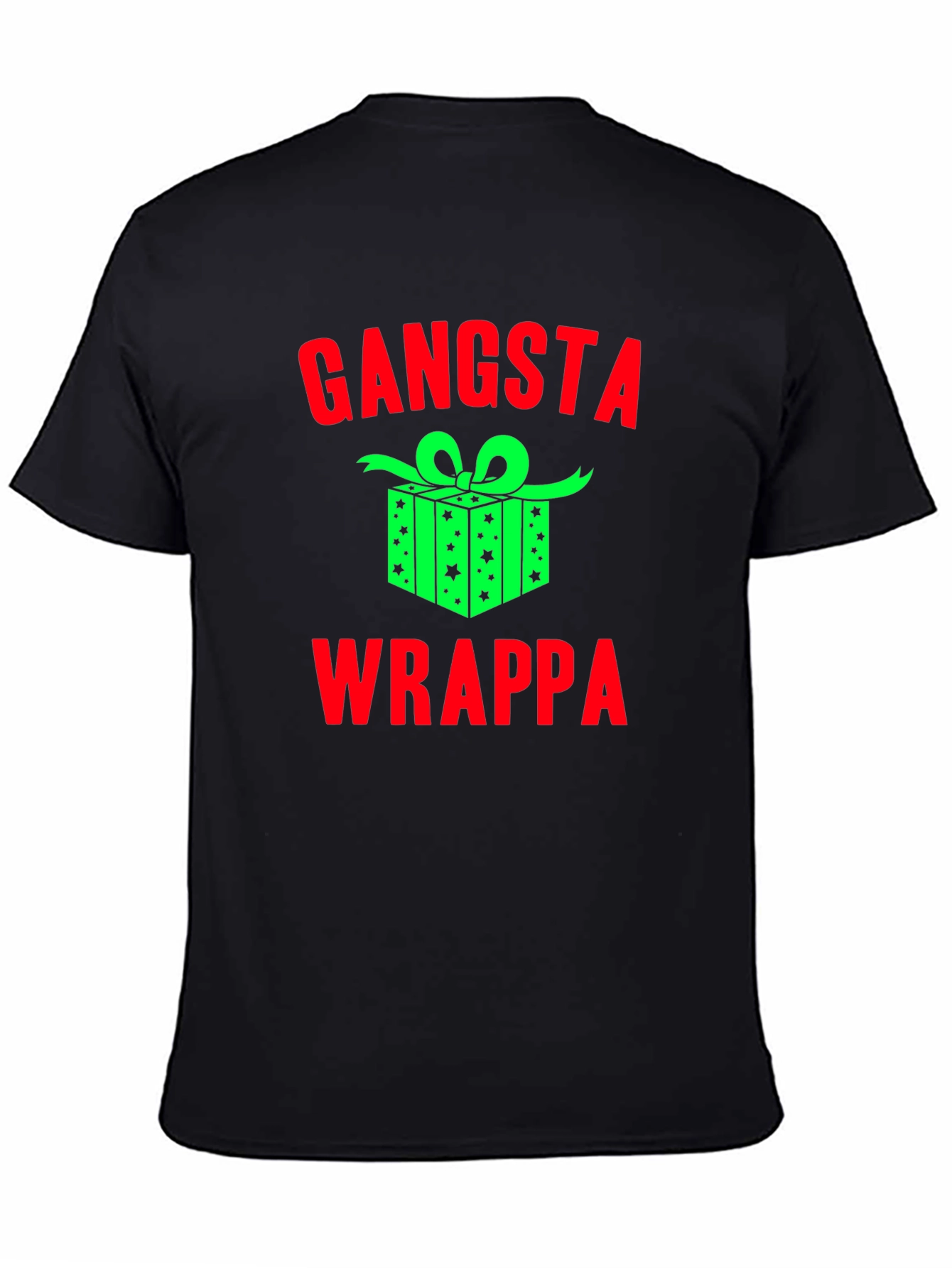 Gangsta Wrappa Christmas Graphic T-Shirt