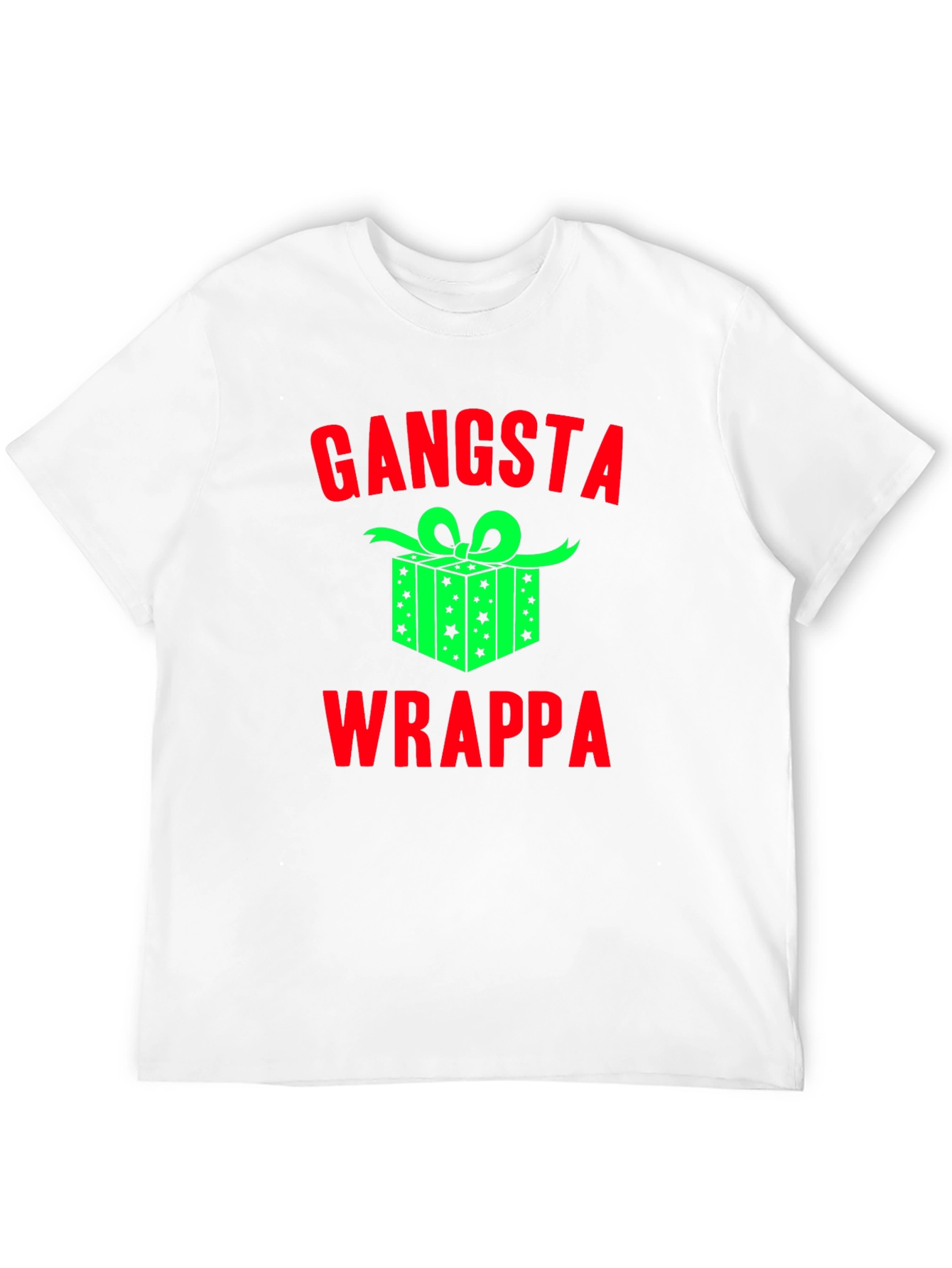 Gangsta Wrappa Christmas Graphic T-Shirt