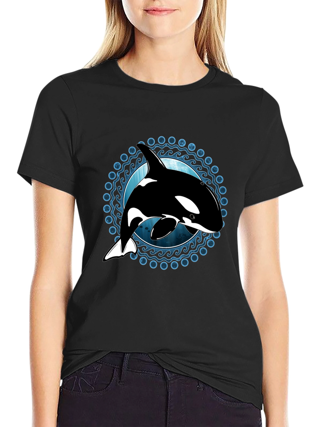 Orca Whale Graphic T-Shirt - Ocean Lover Tee