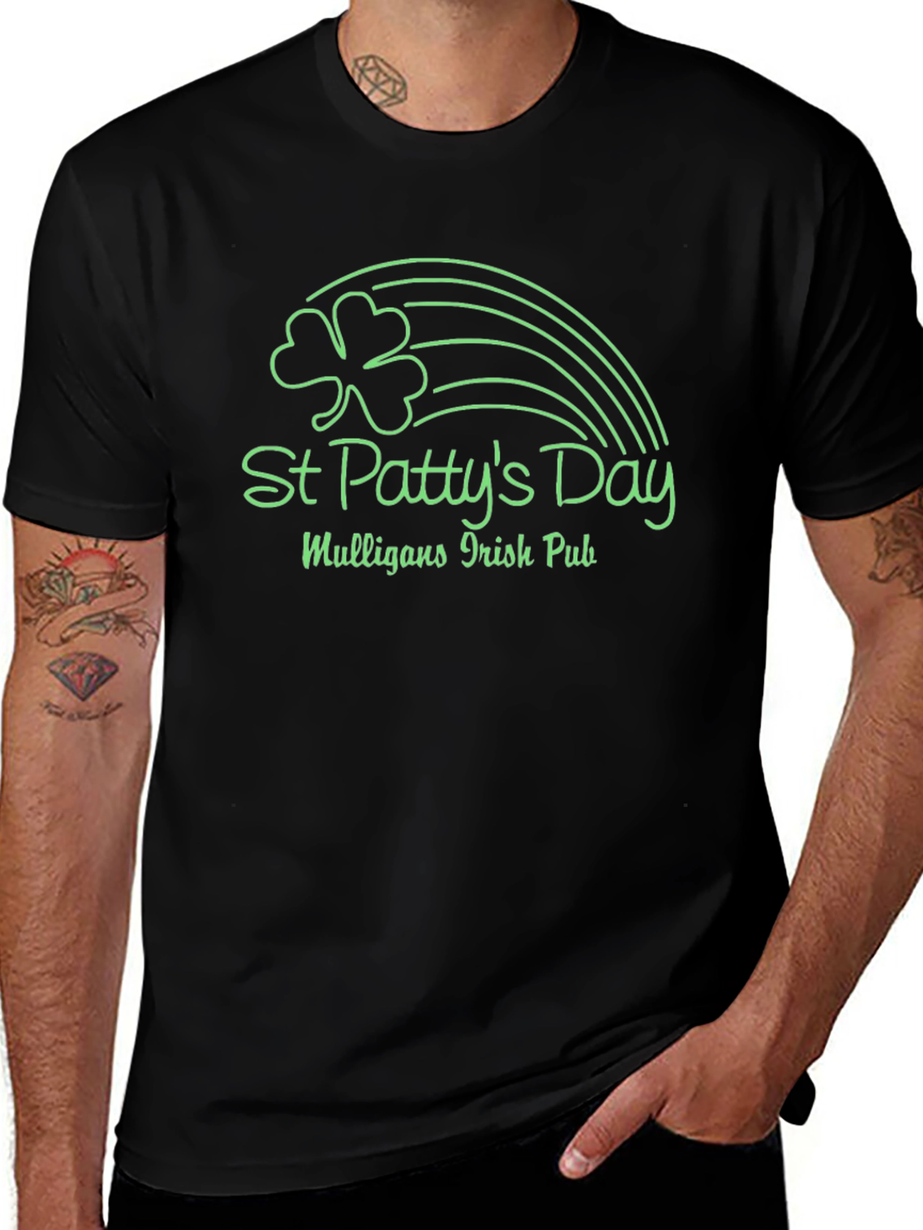 St. Pattys Day Mulligans Irish Pub T-Shirt