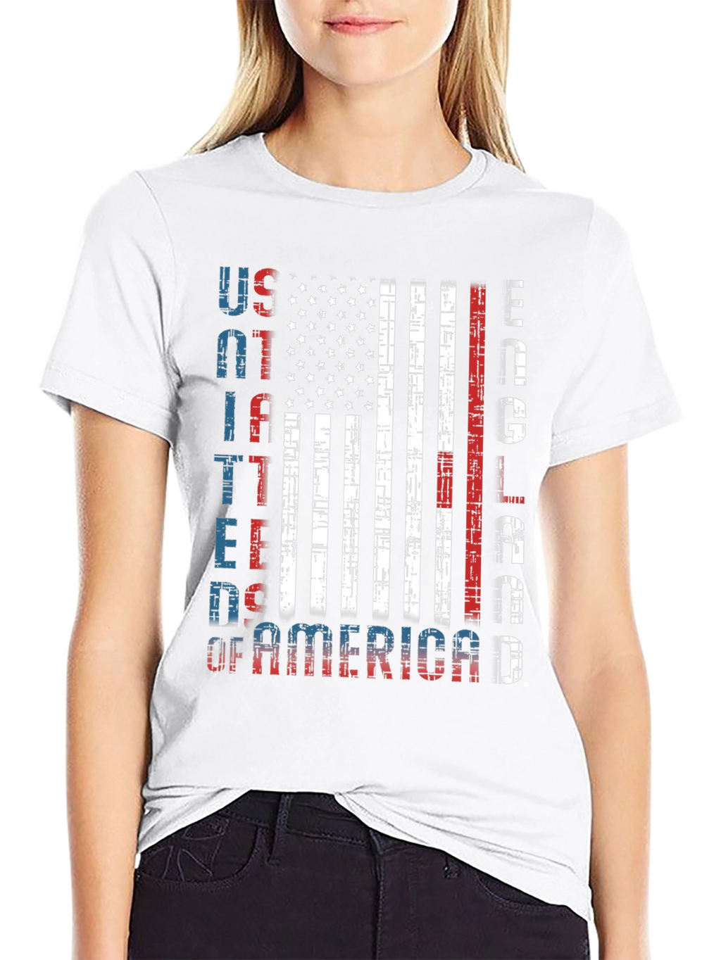 USA Patriotic Flag Graphic Tee