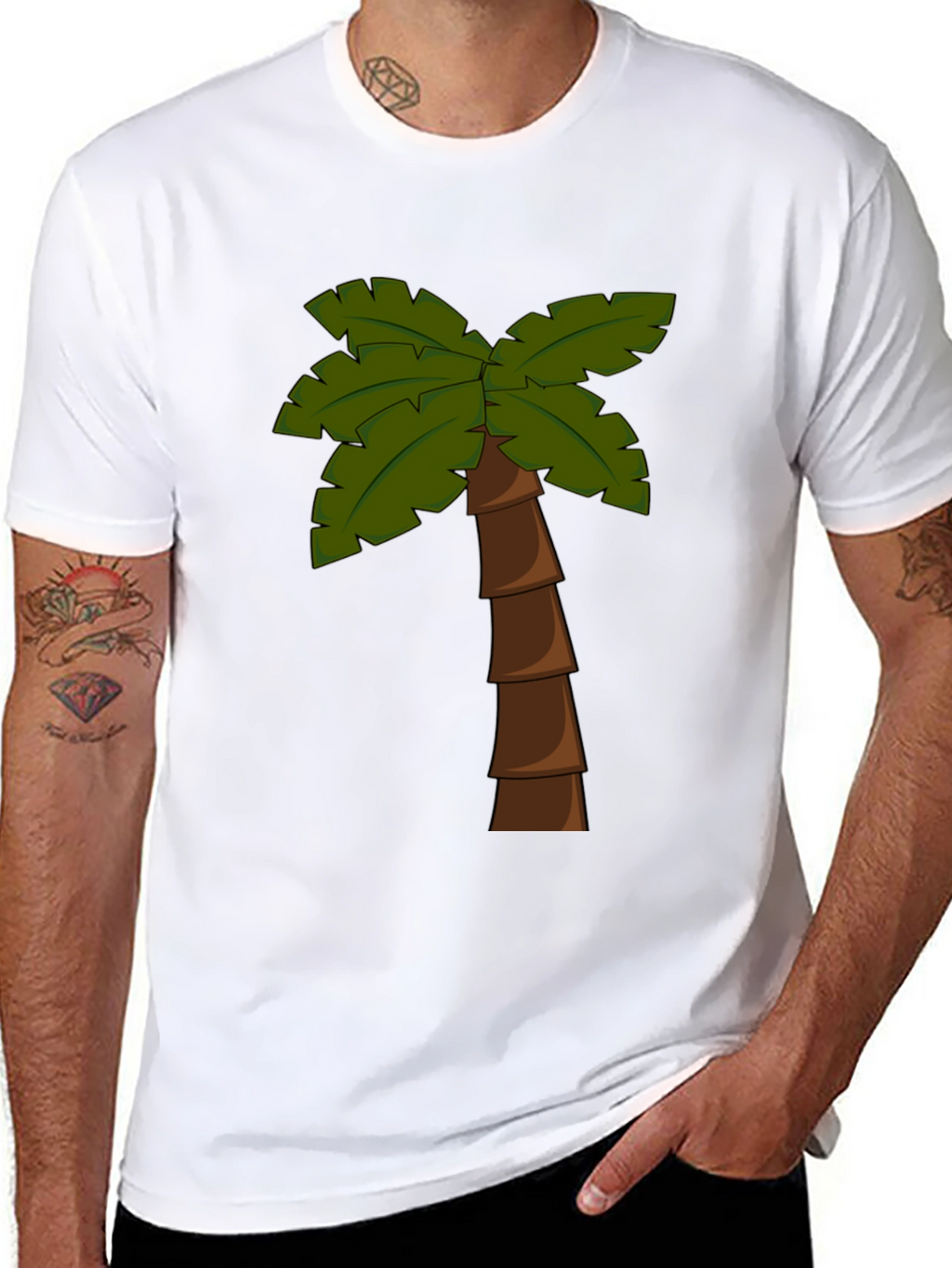 Palm Tree Graphic T-Shirt - Tropical Vibes