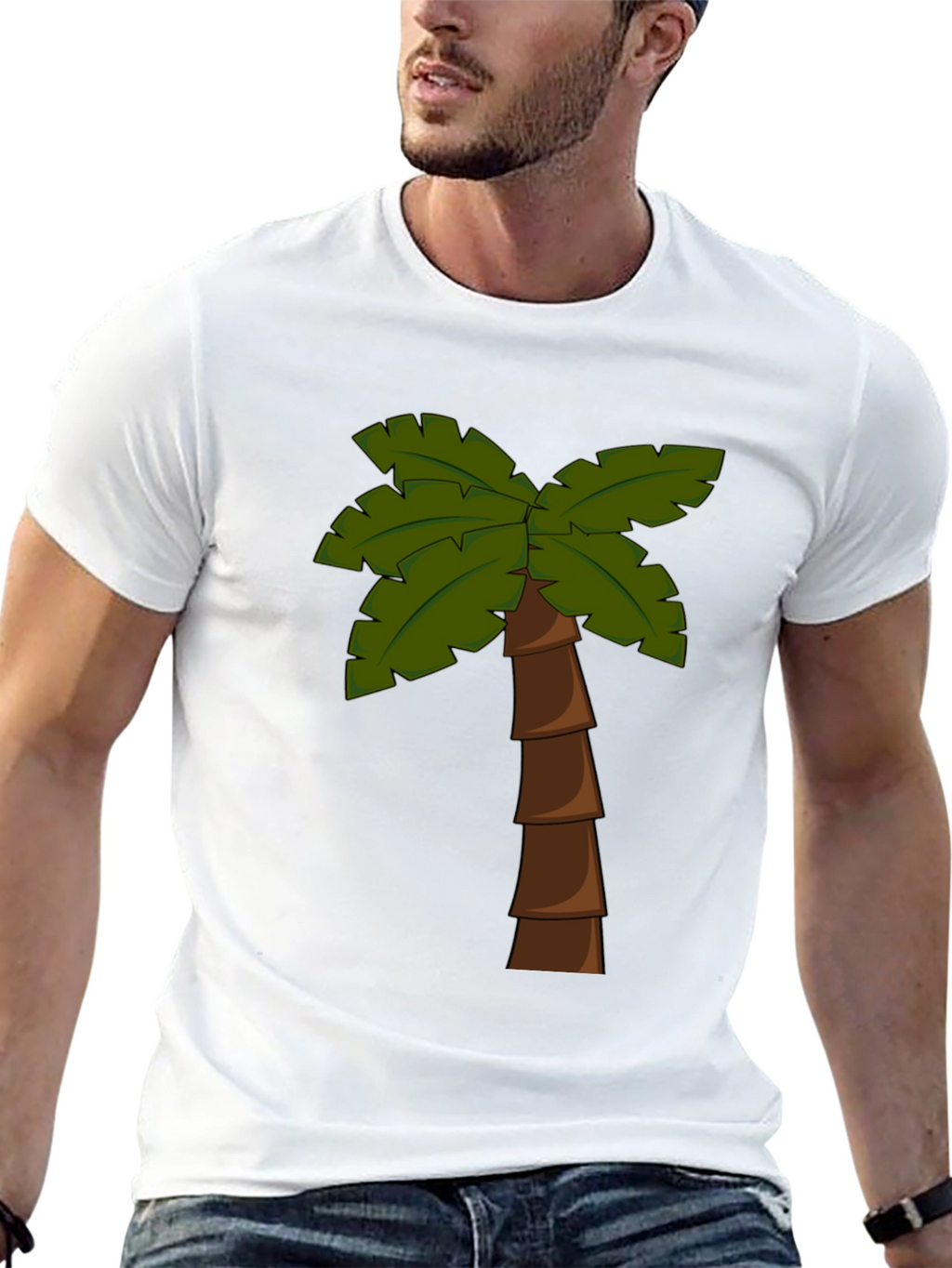 Palm Tree Graphic T-Shirt - Tropical Vibes