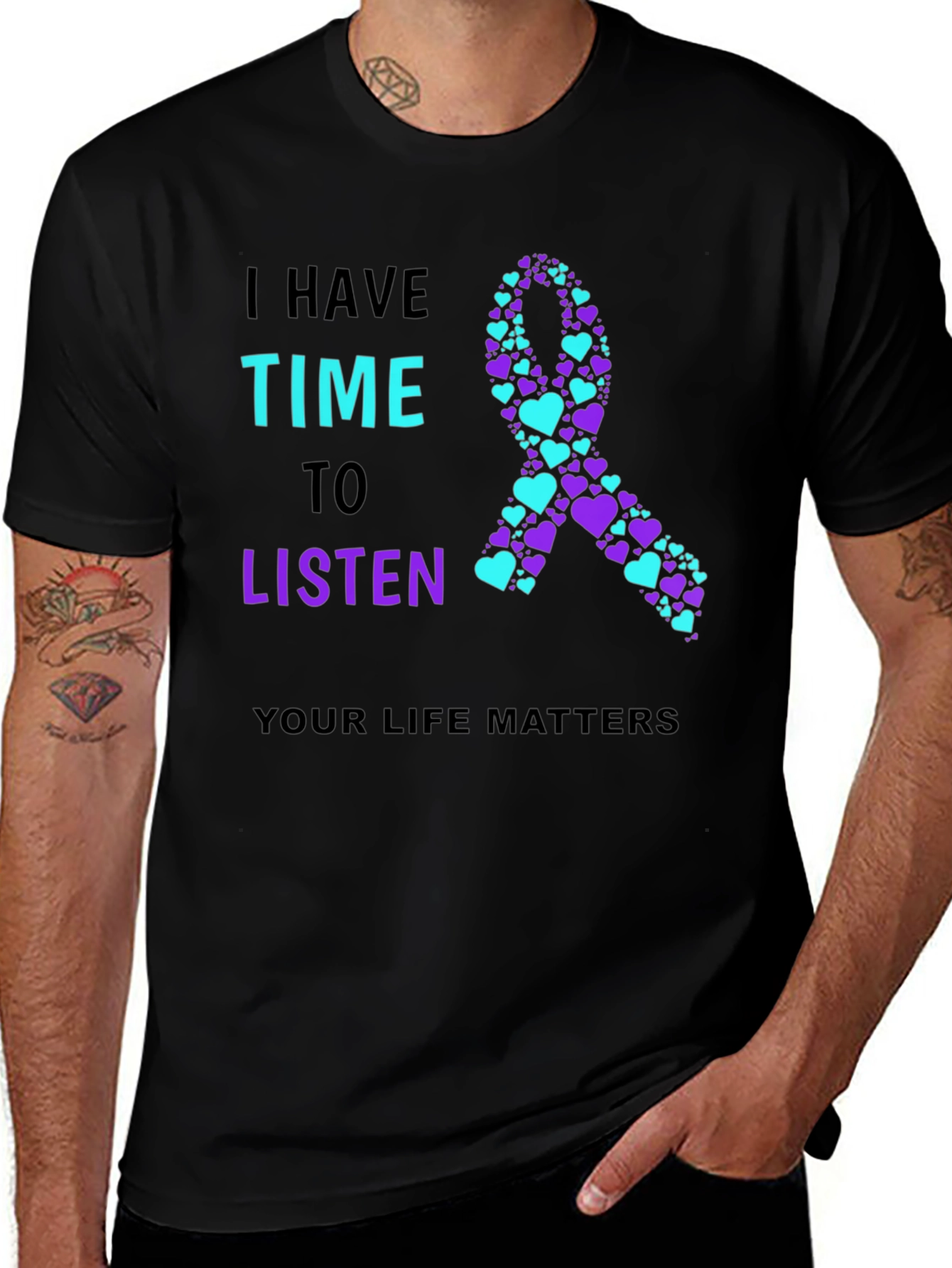 I Have Time To Listen T-Shirt Mental Health Awareness
