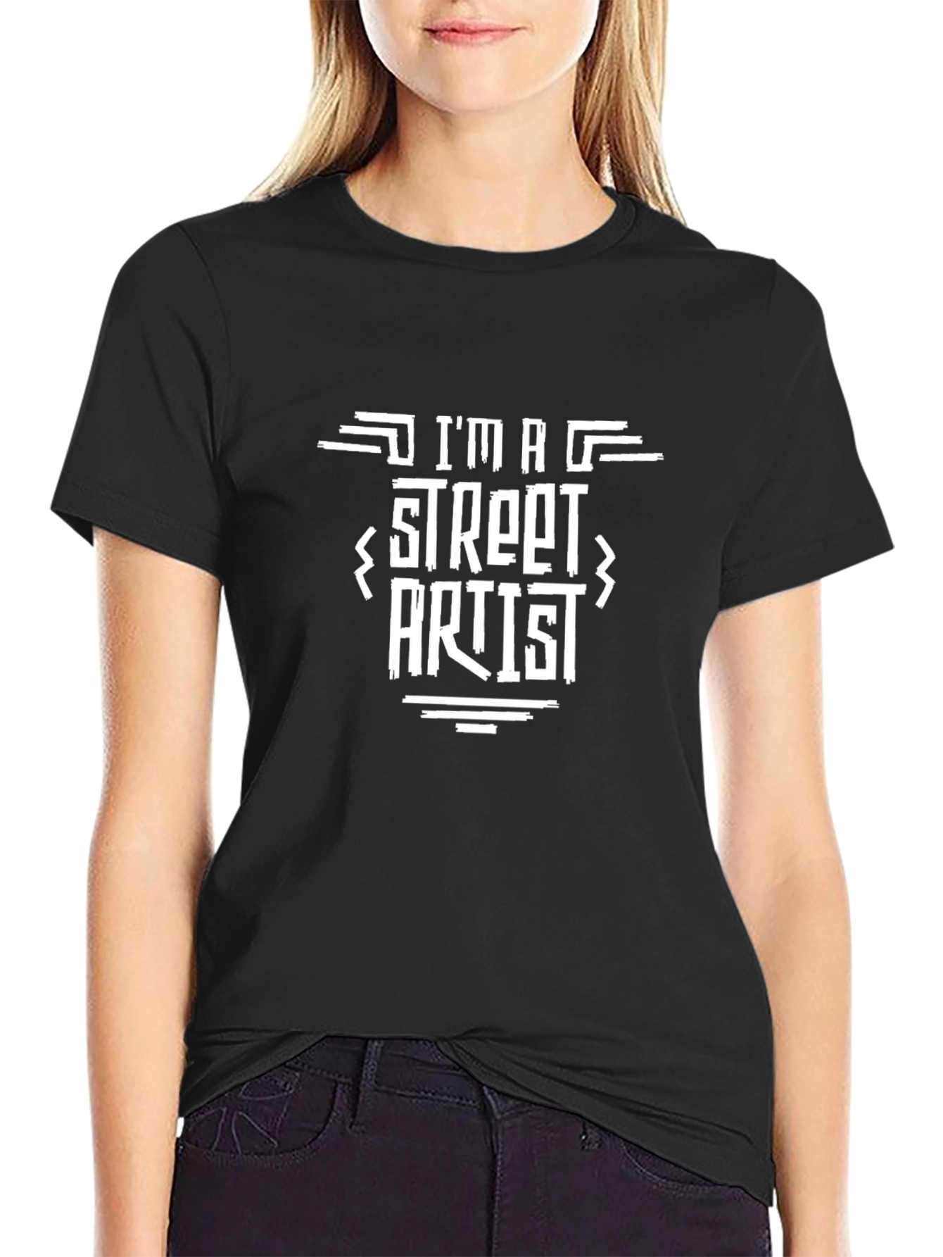 Im a Street Artist Black Graphic Tee