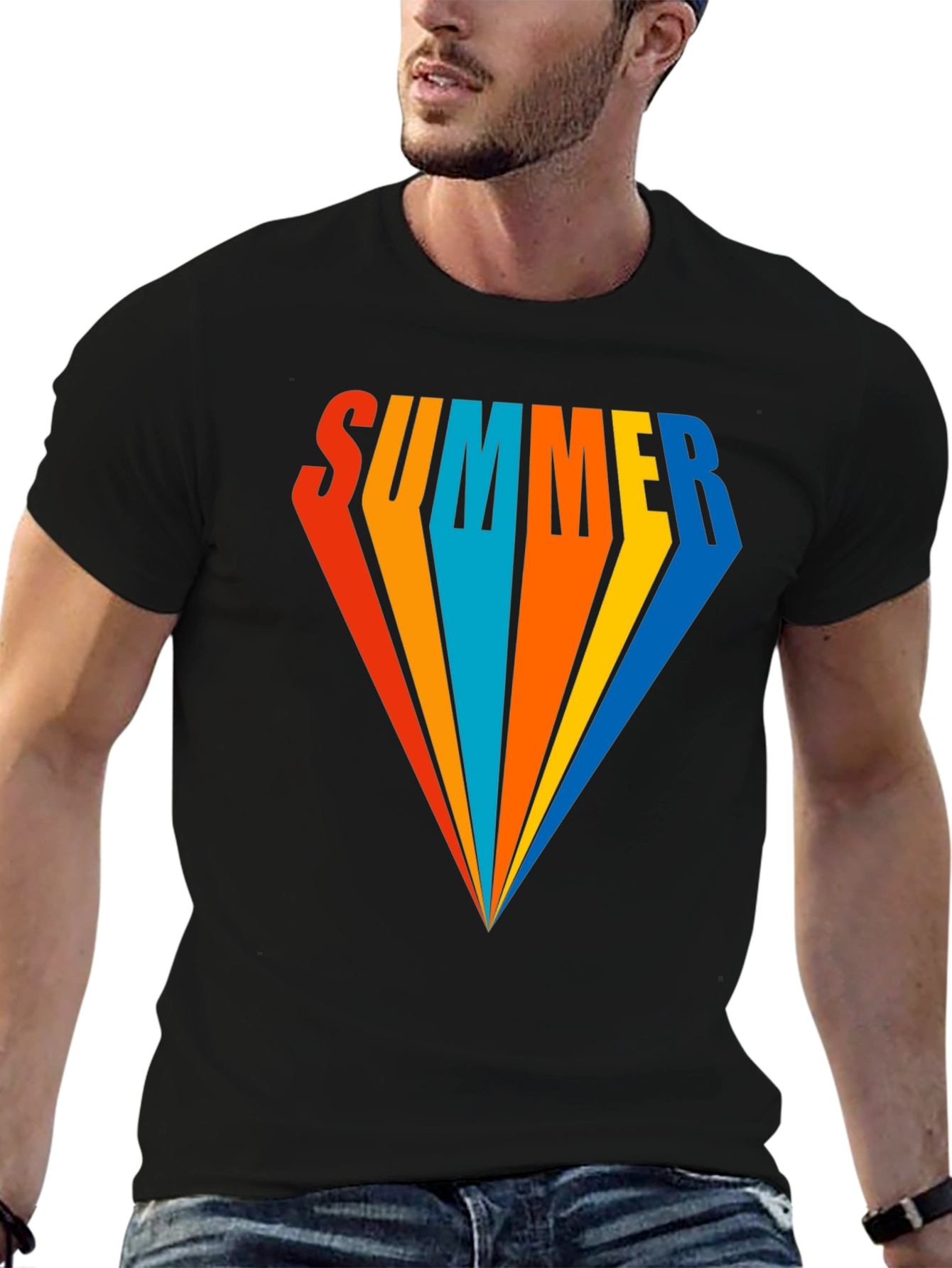 Retro Summer T-Shirt - Vintage Style Tee
