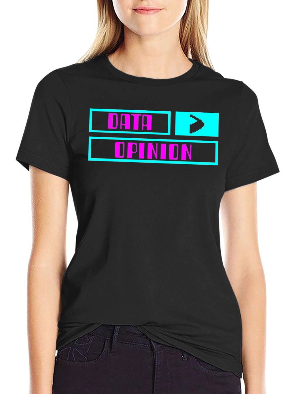 Data Over Opinion Graphic Tee