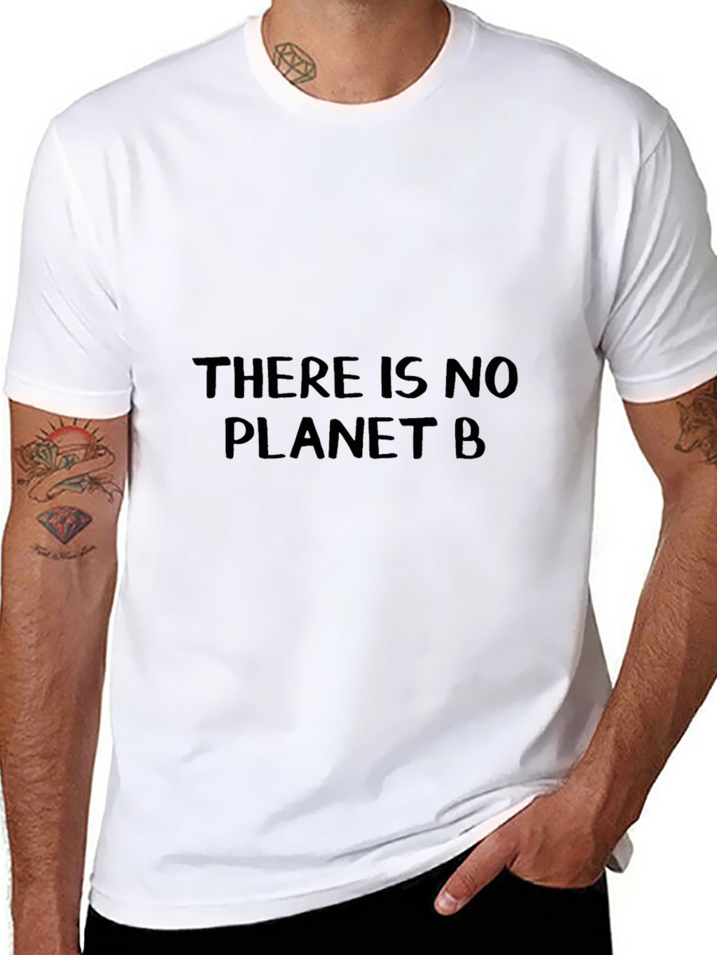 Eco-Friendly There Is No Planet B Black T-Shirt