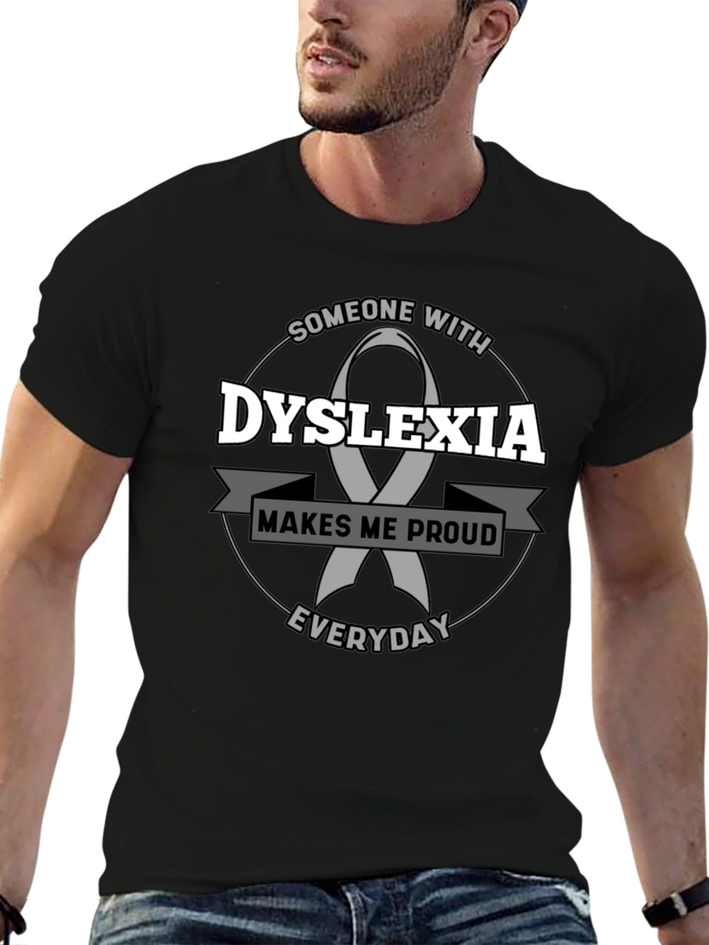 Dyslexia Awareness T-Shirt - Makes Me Proud