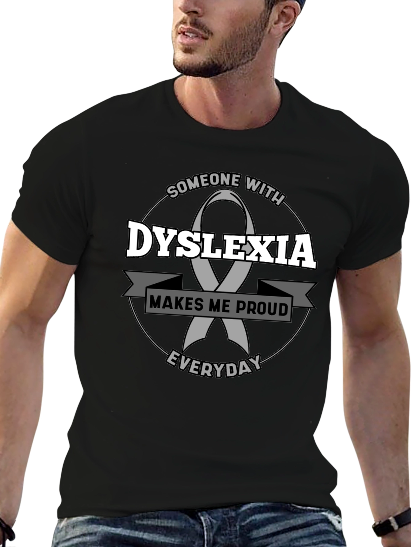 Dyslexia Awareness T-Shirt - Makes Me Proud