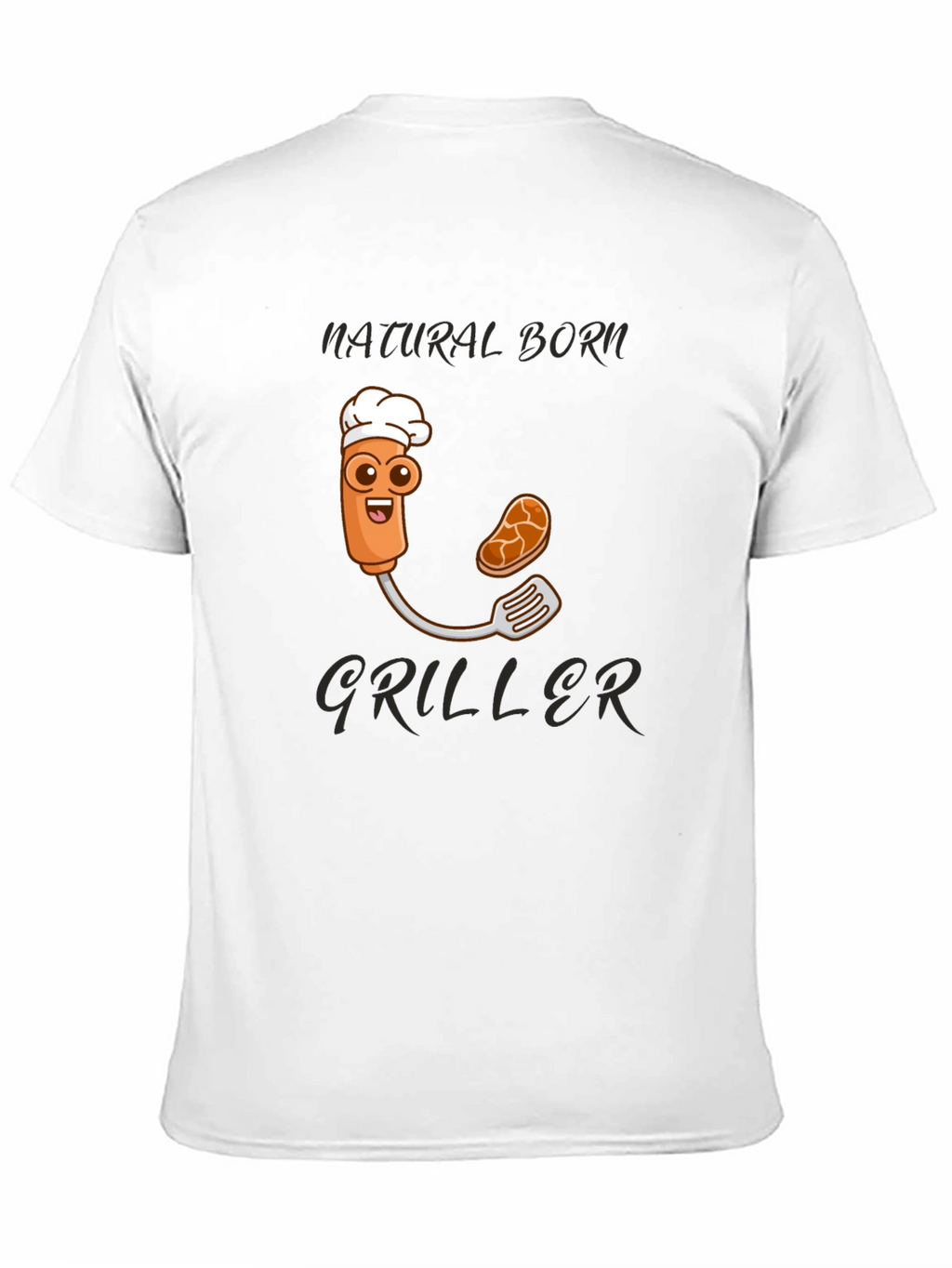 Natural Born Griller T-Shirt - Funny BBQ Design