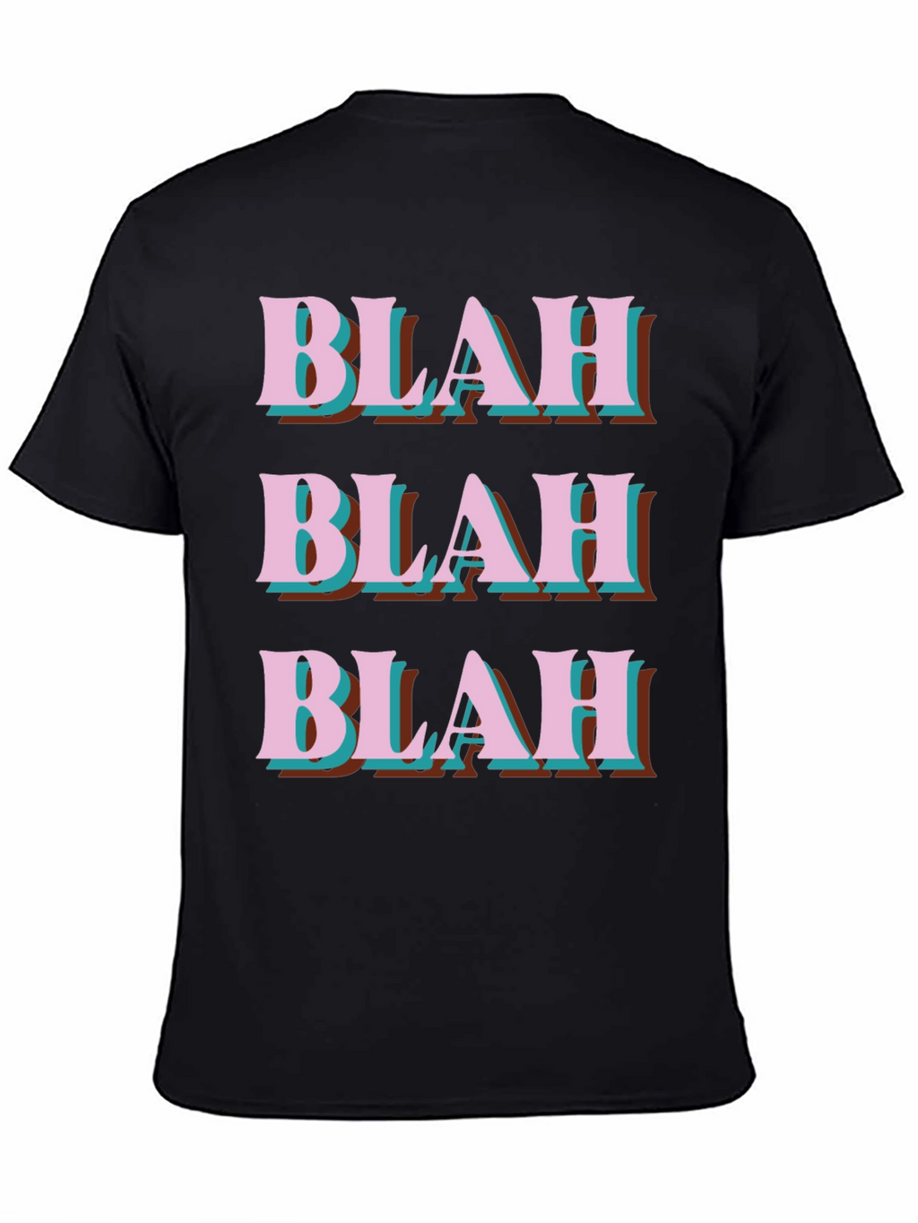 Blah Graphic Tee - Trendy Slogan T-Shirt