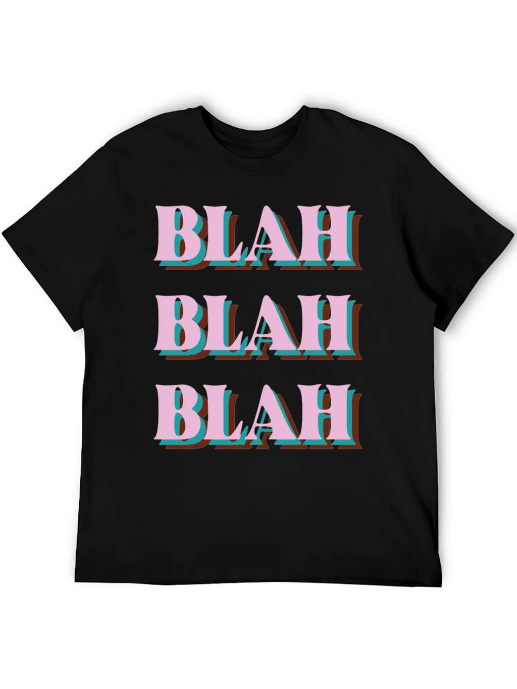 Blah Graphic Tee - Trendy Slogan T-Shirt
