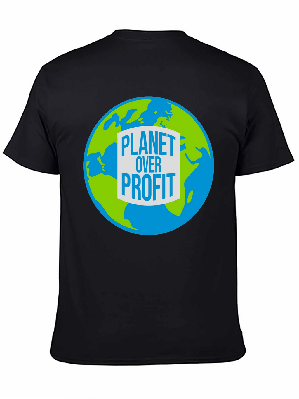 Planet Over Profit Graphic Tee - Eco-Friendly Design