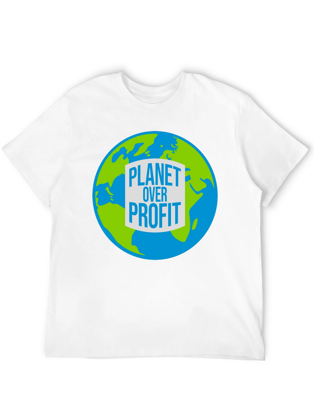 Planet Over Profit Graphic Tee - Eco-Friendly Design