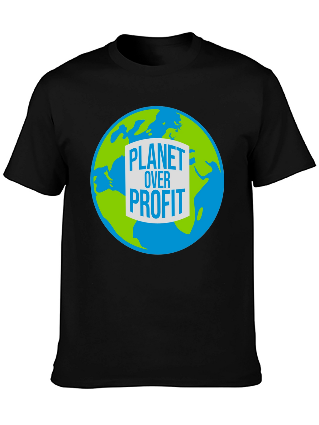 Planet Over Profit Graphic Tee - Eco-Friendly Design