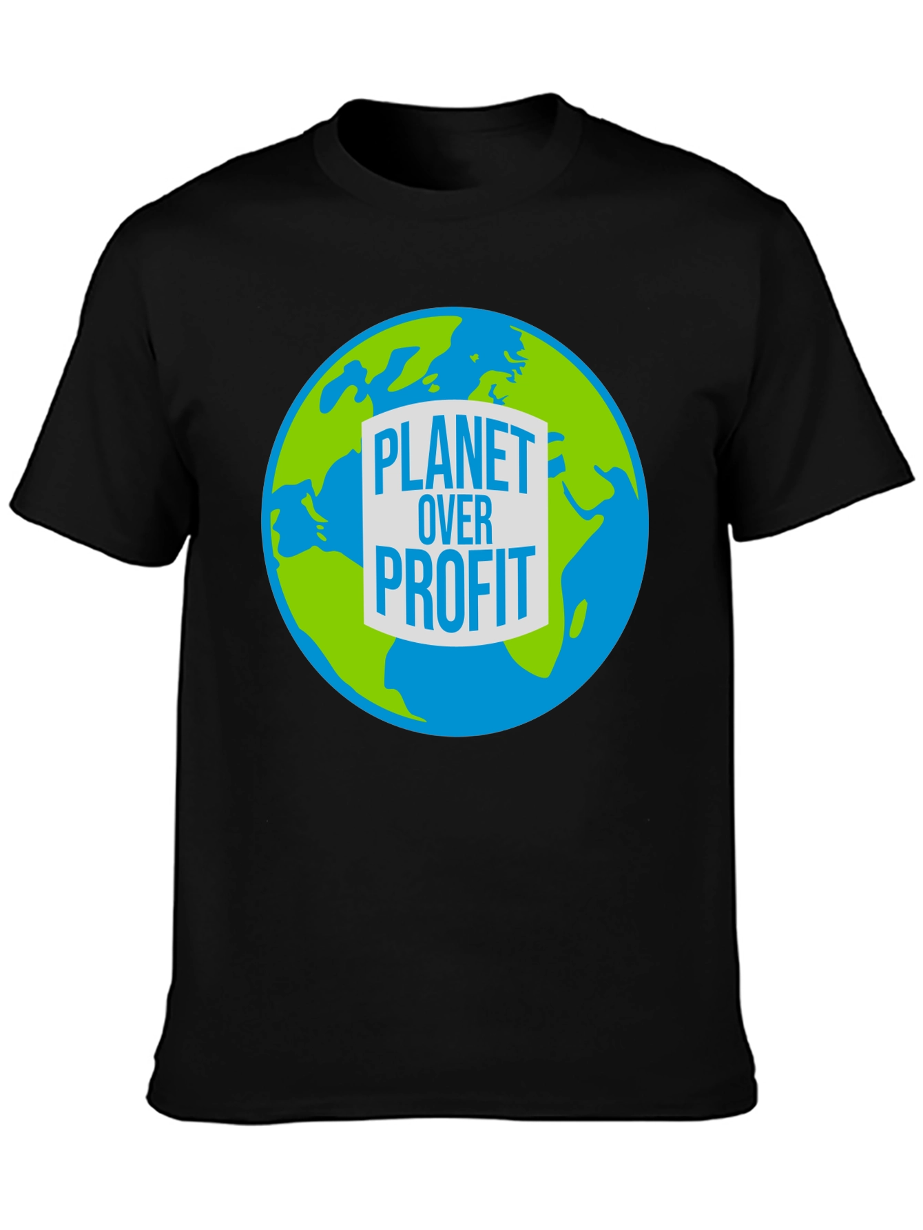 Planet Over Profit Graphic Tee - Eco-Friendly Design