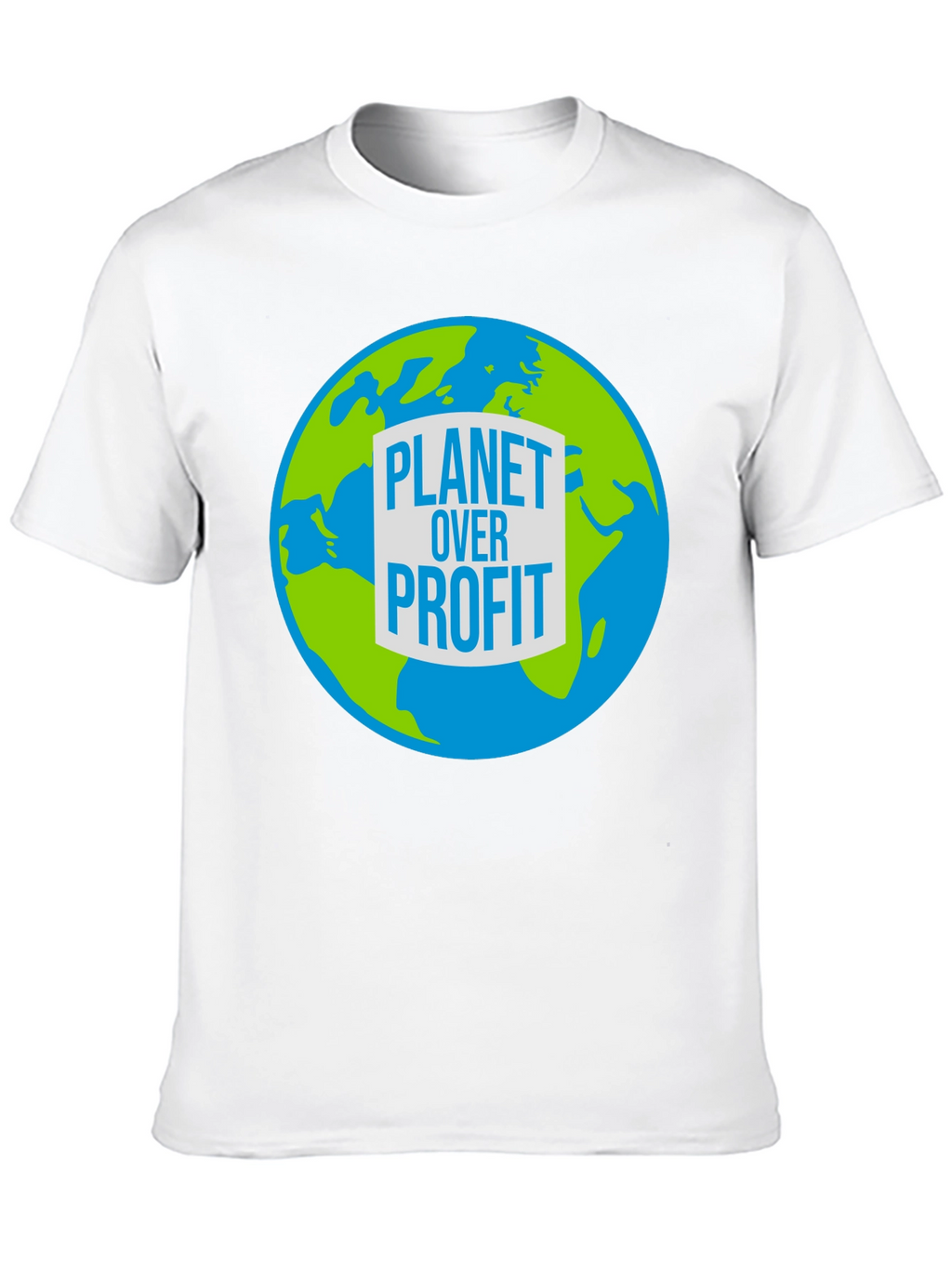 Planet Over Profit Graphic Tee - Eco-Friendly Design