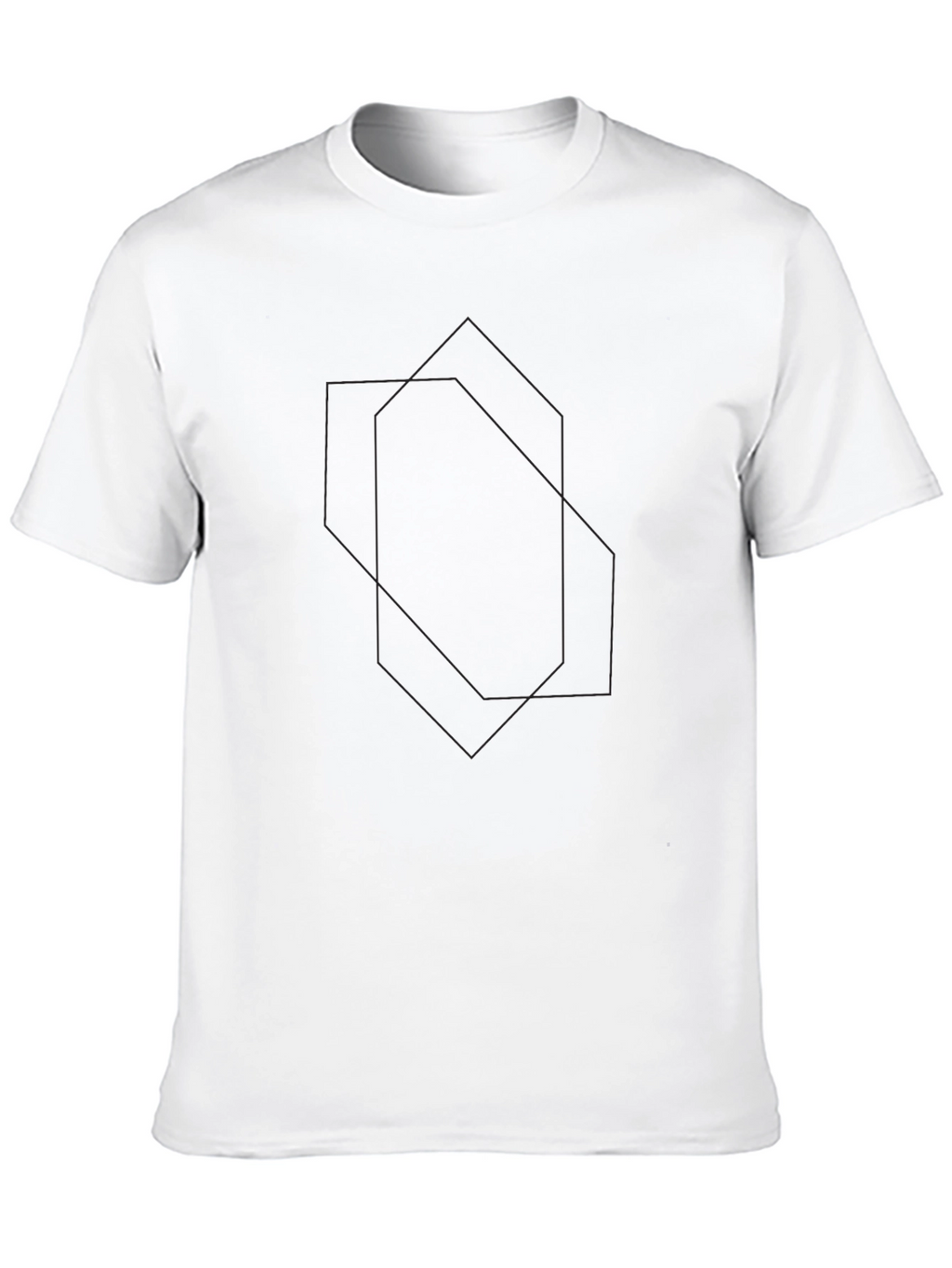 Black Minimalist Graphic Tee - Modern Style