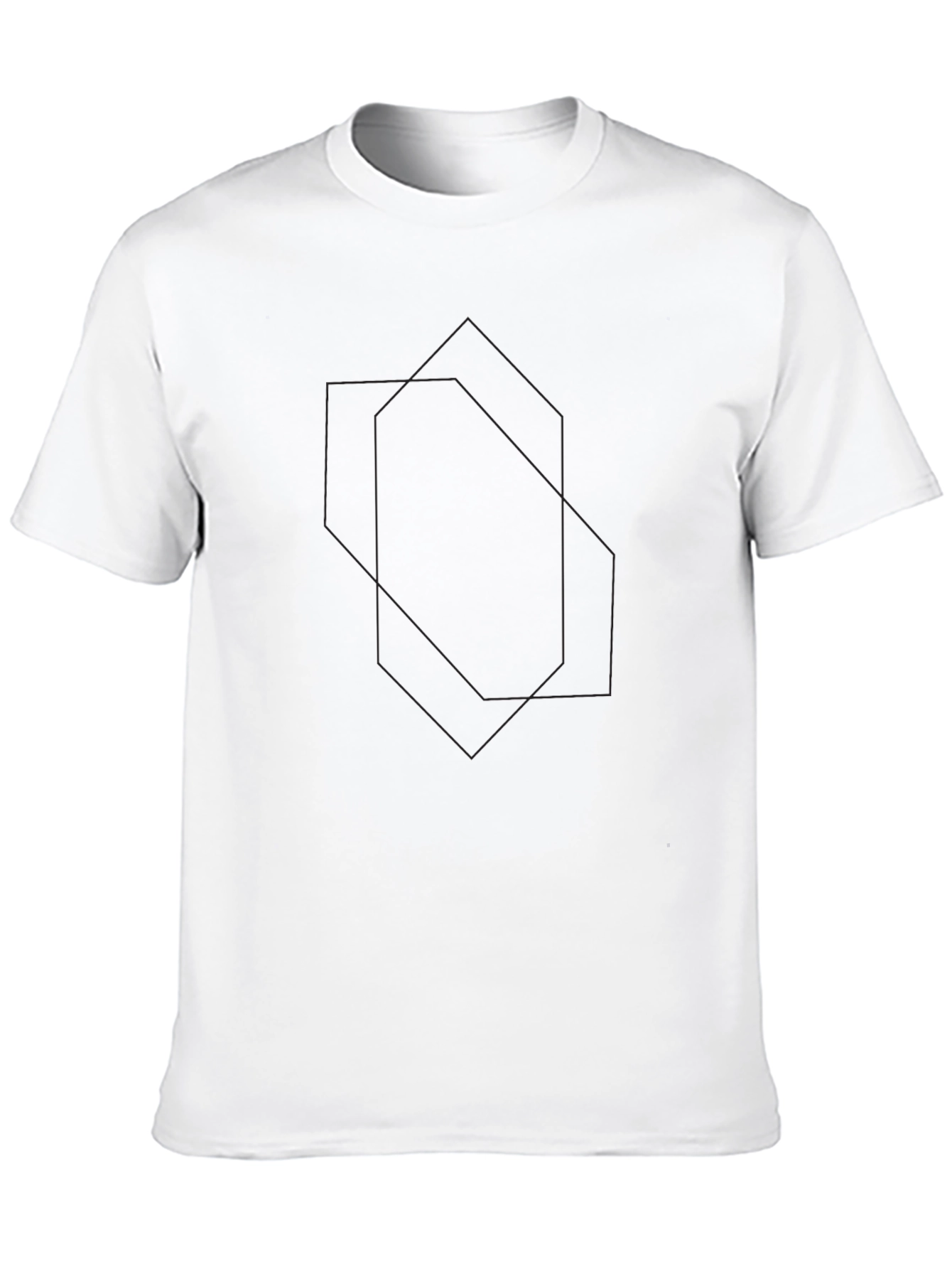 Black Minimalist Graphic Tee - Modern Style