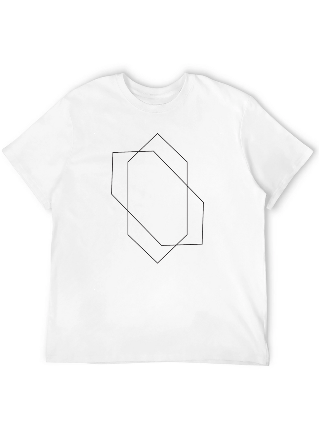 Black Minimalist Graphic Tee - Modern Style