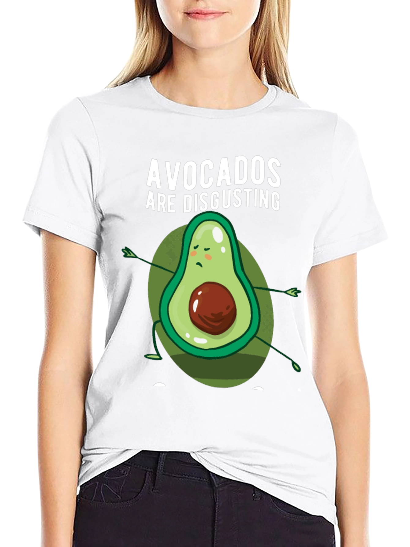 Funny Avocado Hater T-Shirt - Avocados Are Disgusting