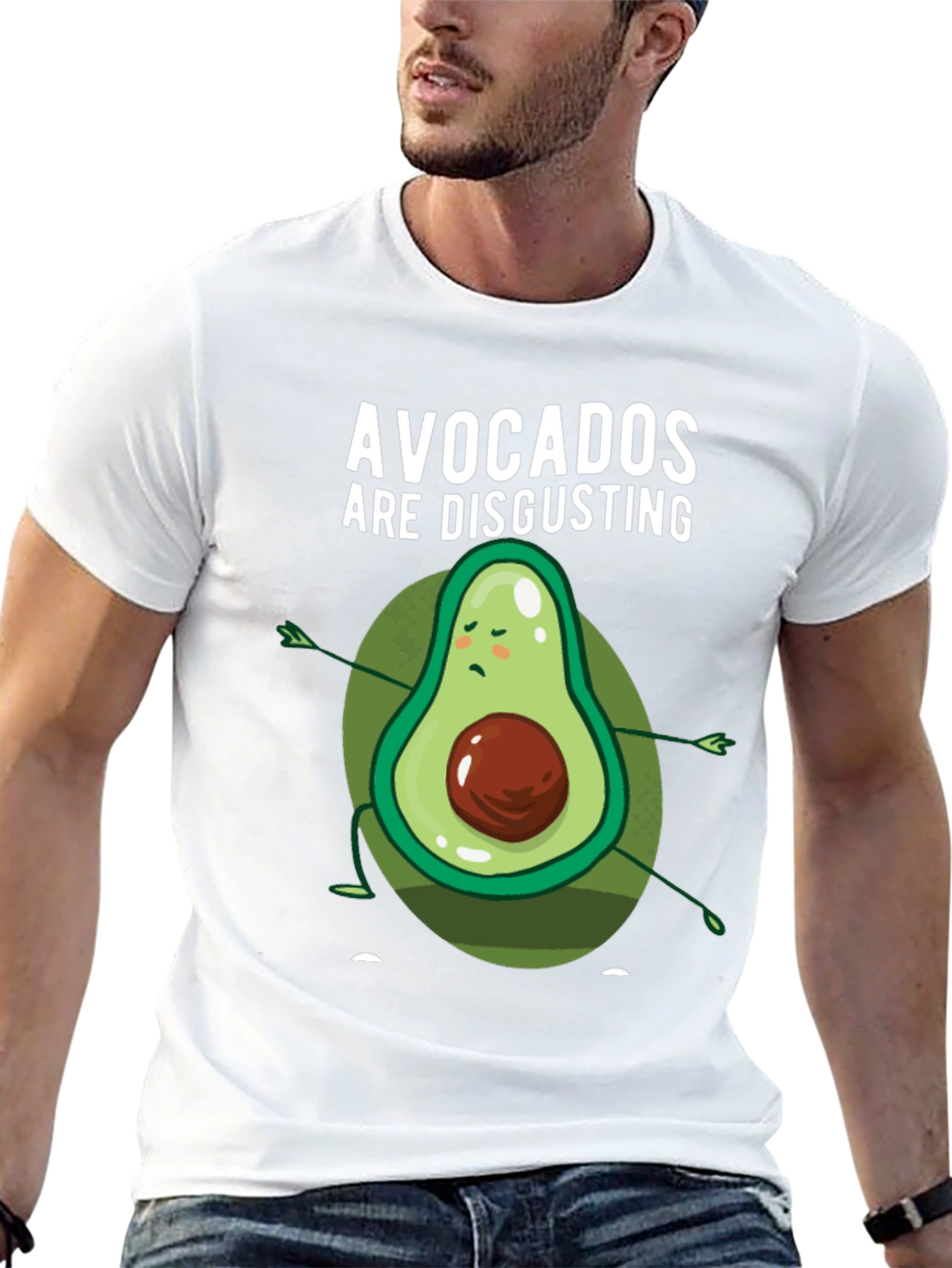 Funny Avocado Hater T-Shirt - Avocados Are Disgusting