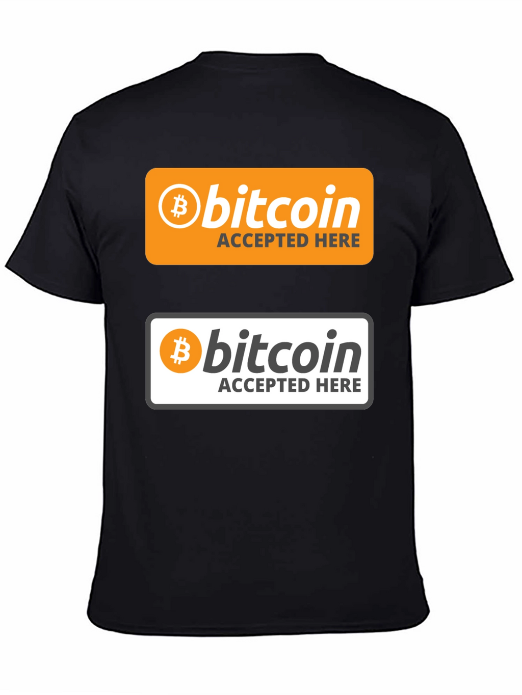 Bitcoin Accepted Here Graphic T-Shirt