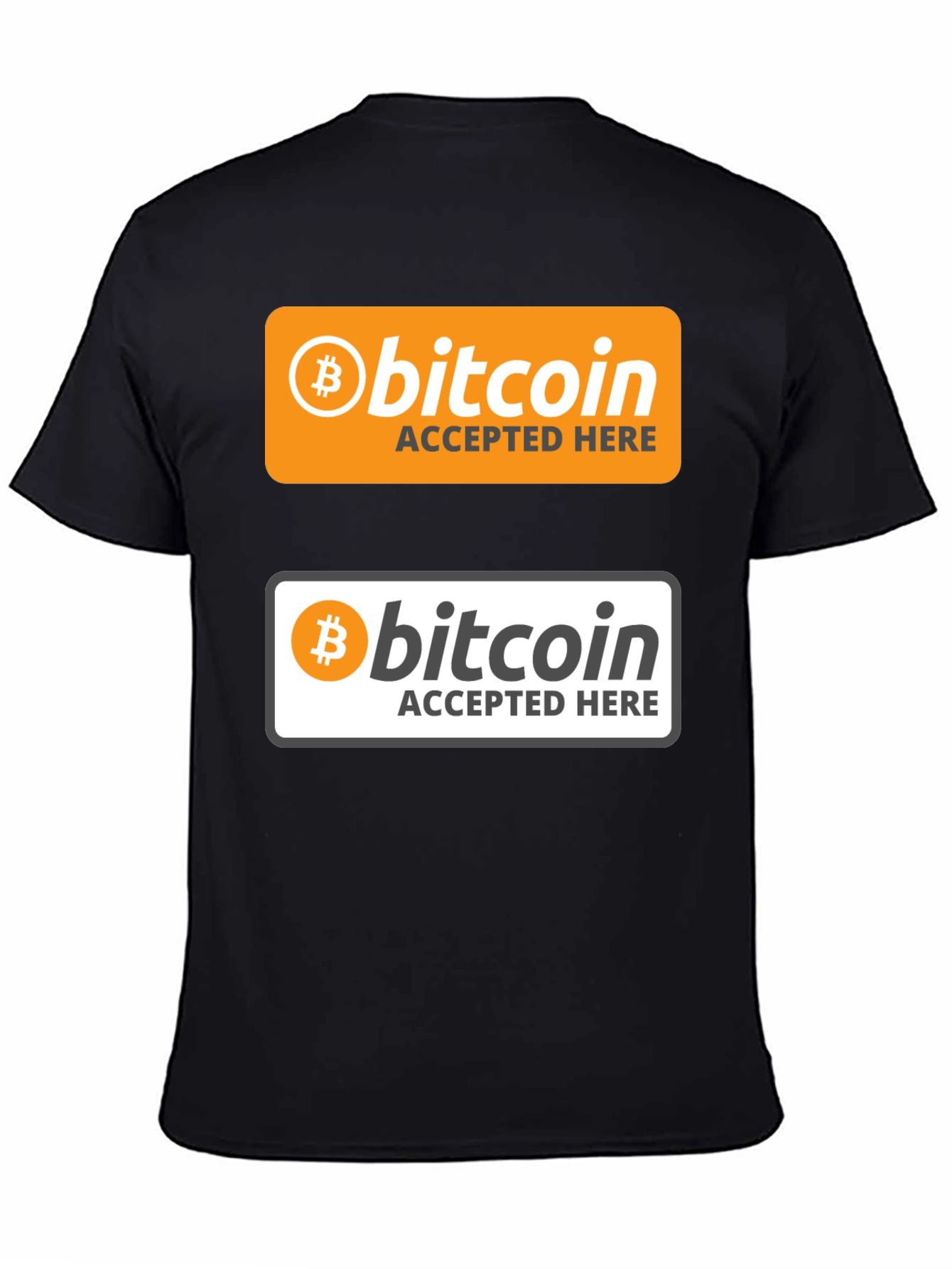 Bitcoin Accepted Here Graphic T-Shirt