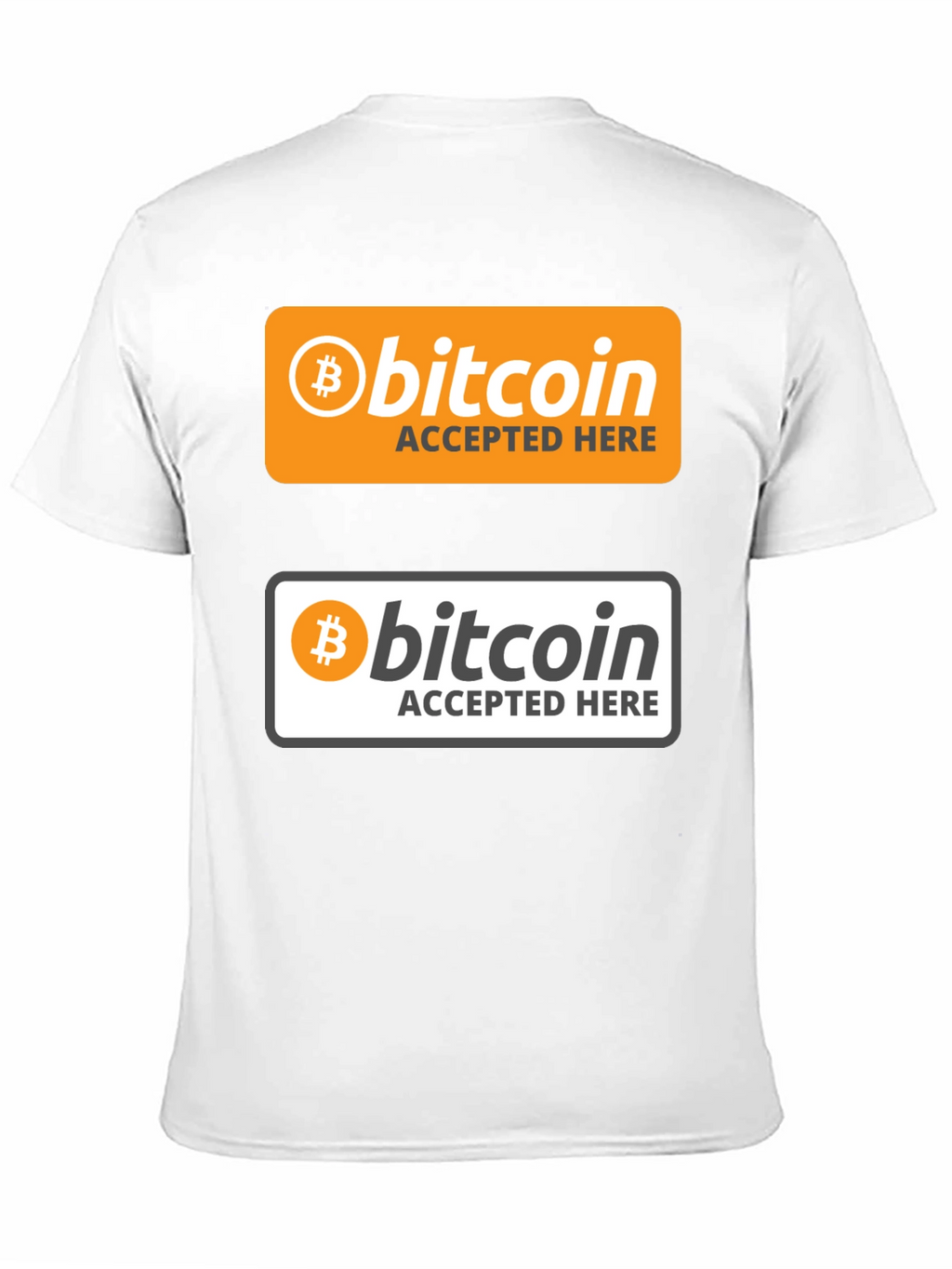 Bitcoin Accepted Here Graphic T-Shirt