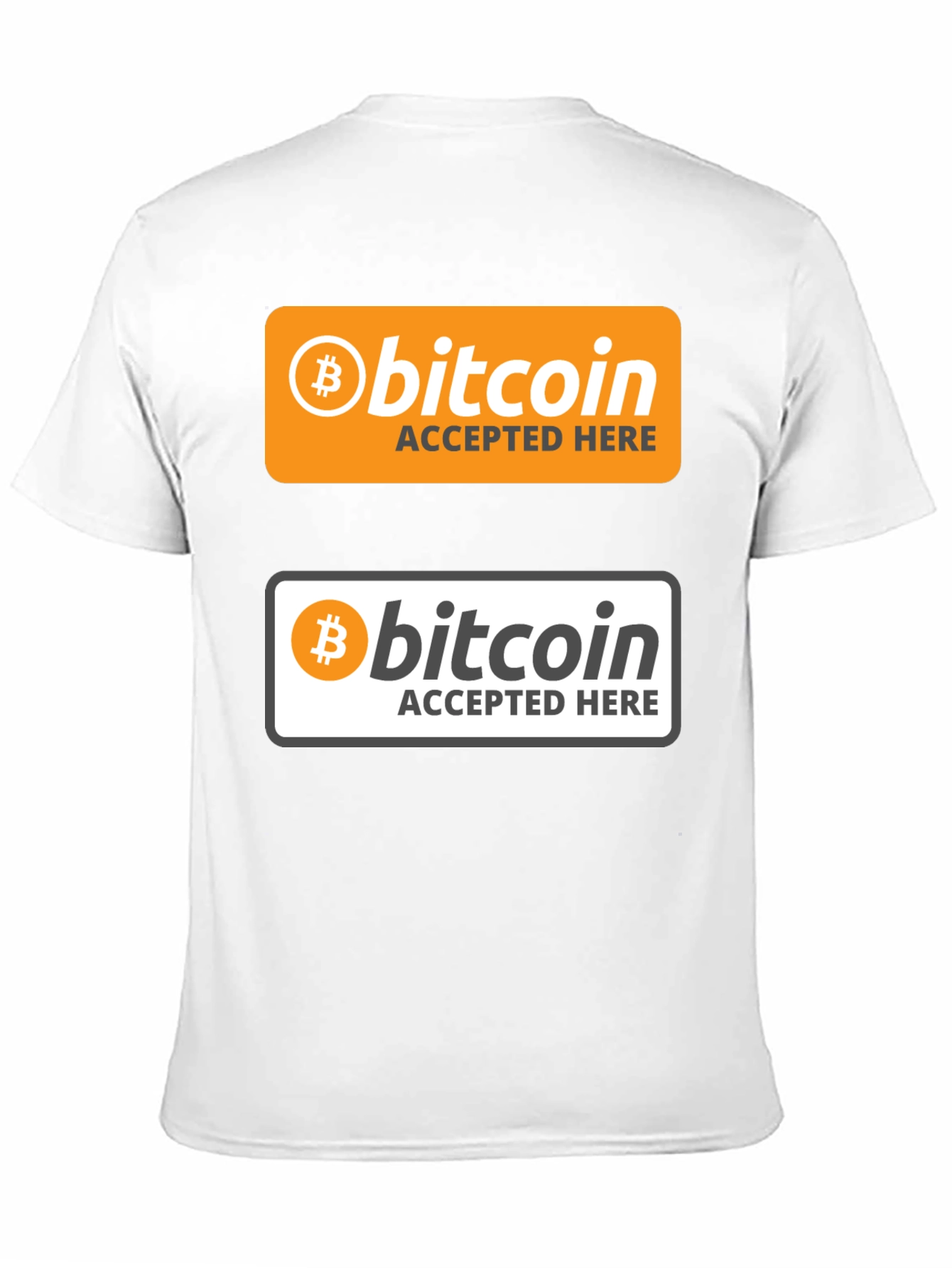 Bitcoin Accepted Here Graphic T-Shirt