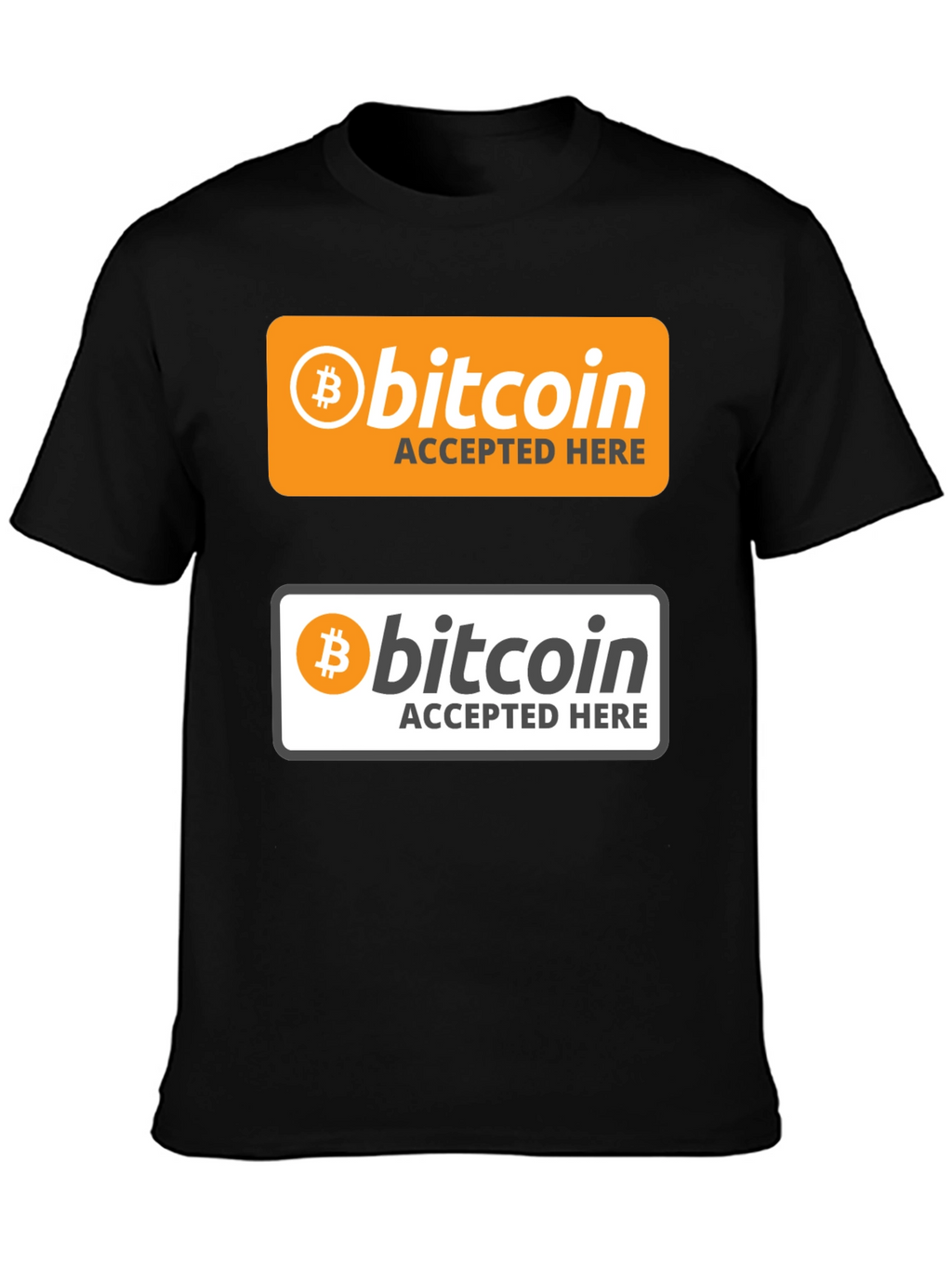Bitcoin Accepted Here Graphic T-Shirt