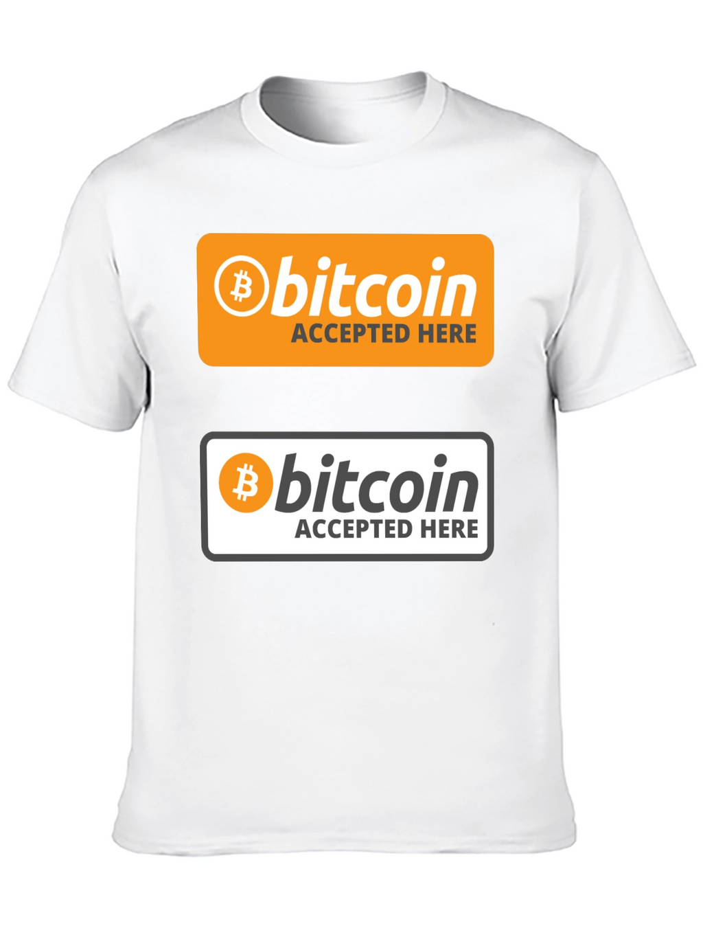 Bitcoin Accepted Here Graphic T-Shirt