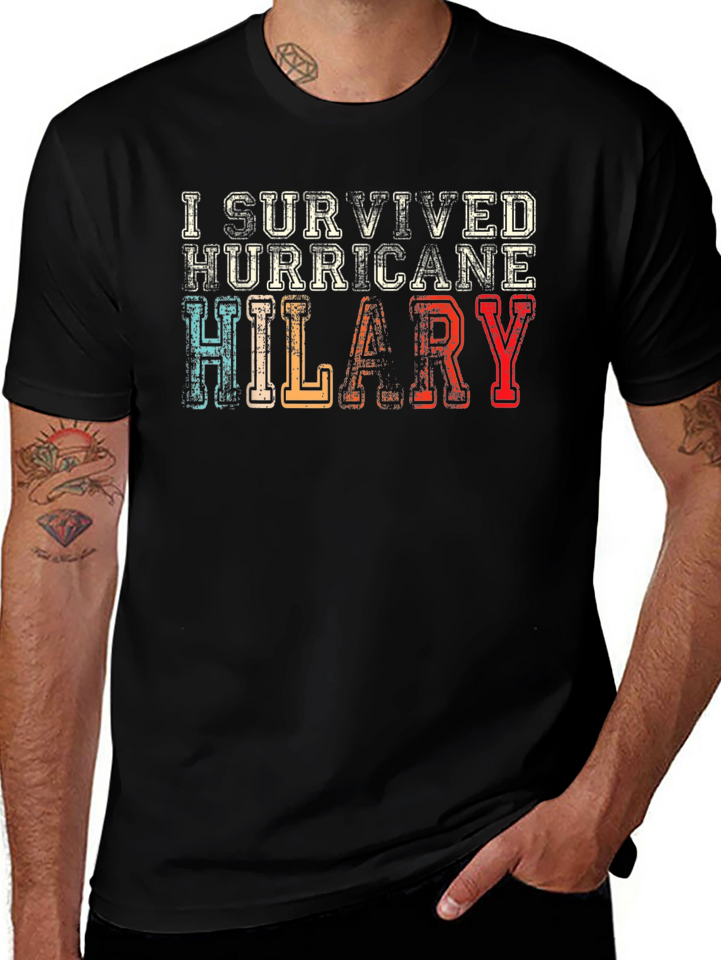 I Survived Hurricane Hilary Graphic Tee