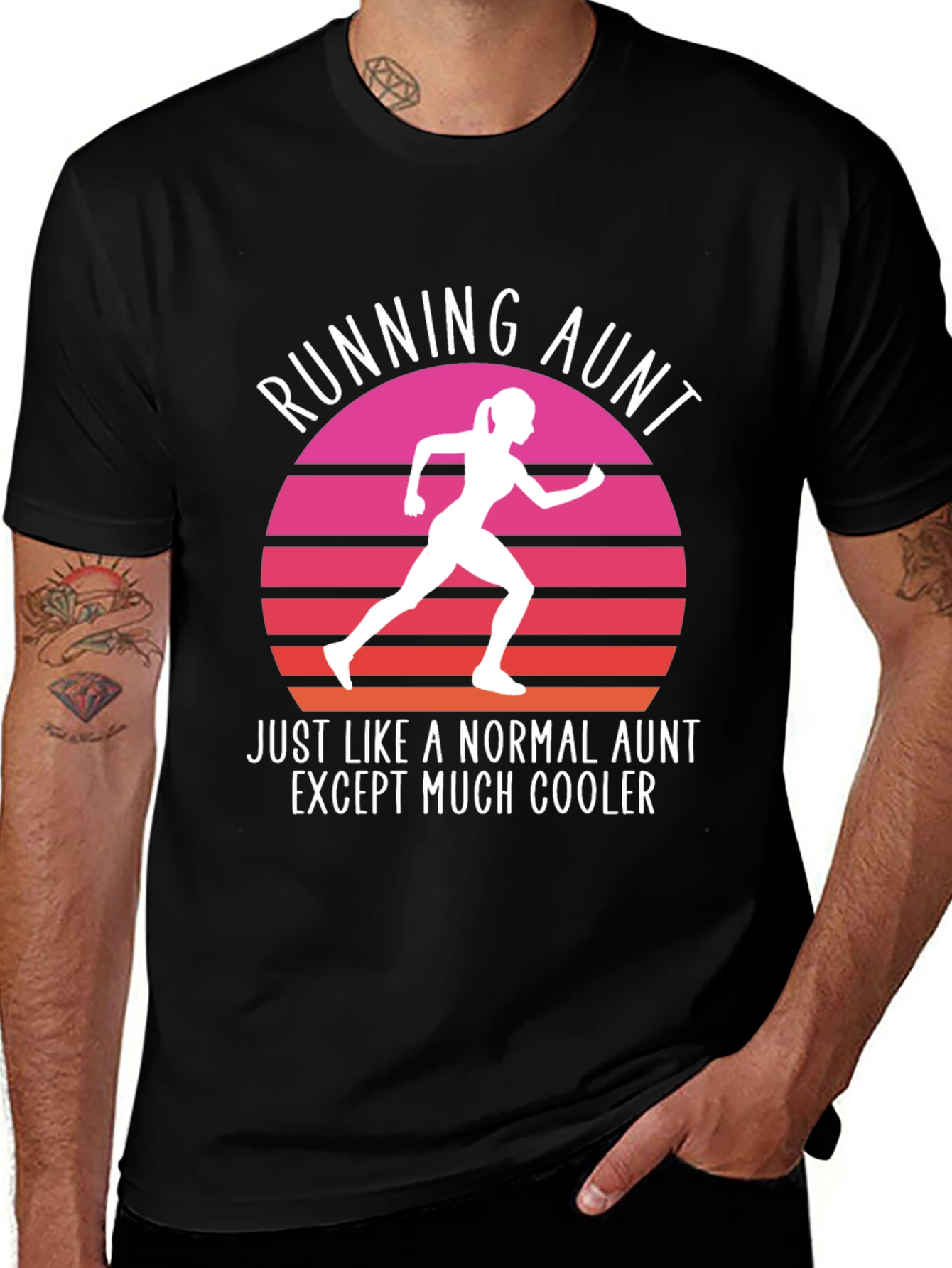 Running Aunt T-Shirt - Cool Aunt Gift