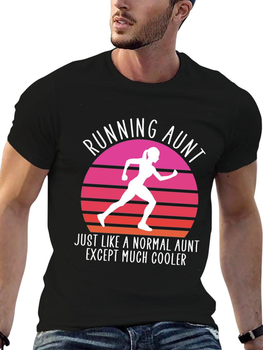 Running Aunt T-Shirt - Cool Aunt Gift